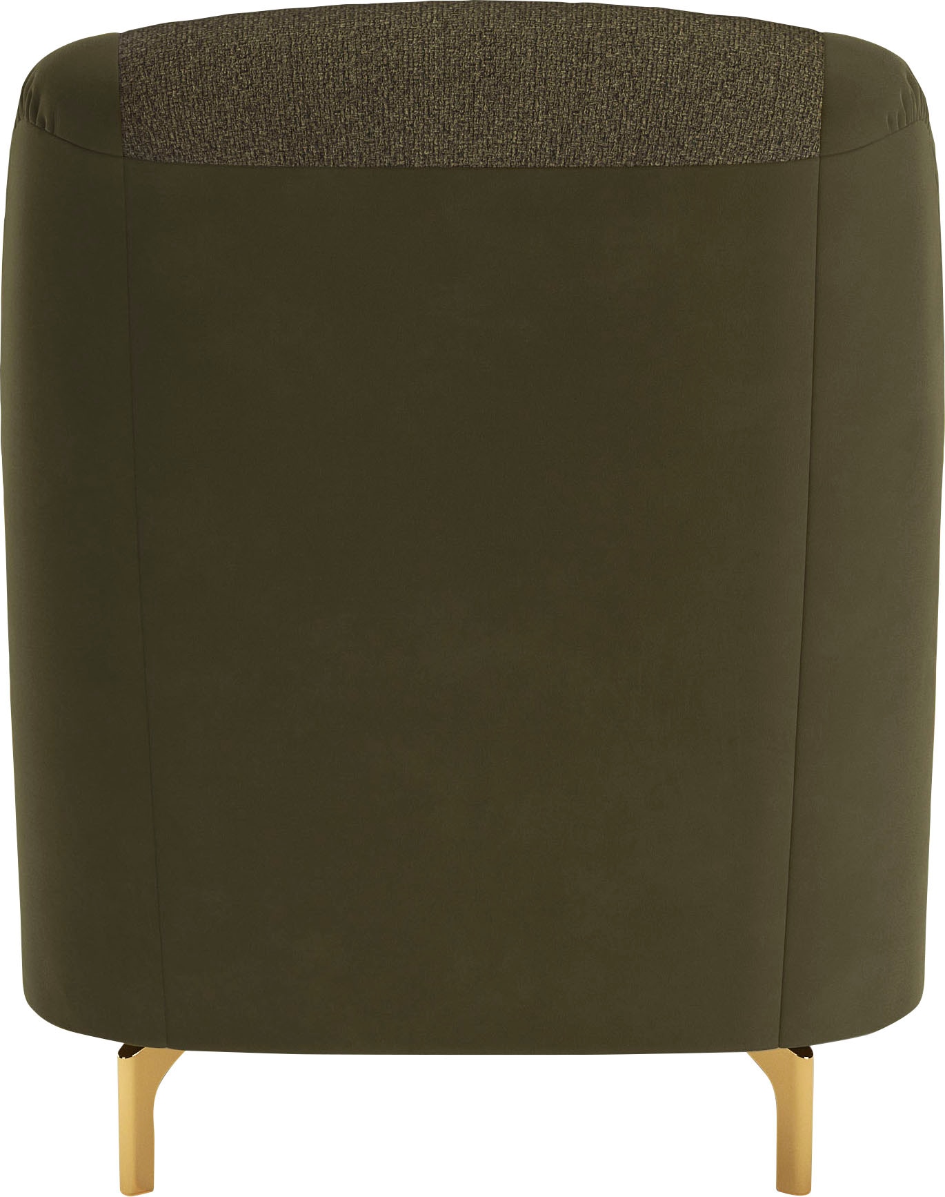 sit&more Sessel »Orient«, inkl. 1 Zierkissen mit Strass-Stein, goldfabene Metallfüße