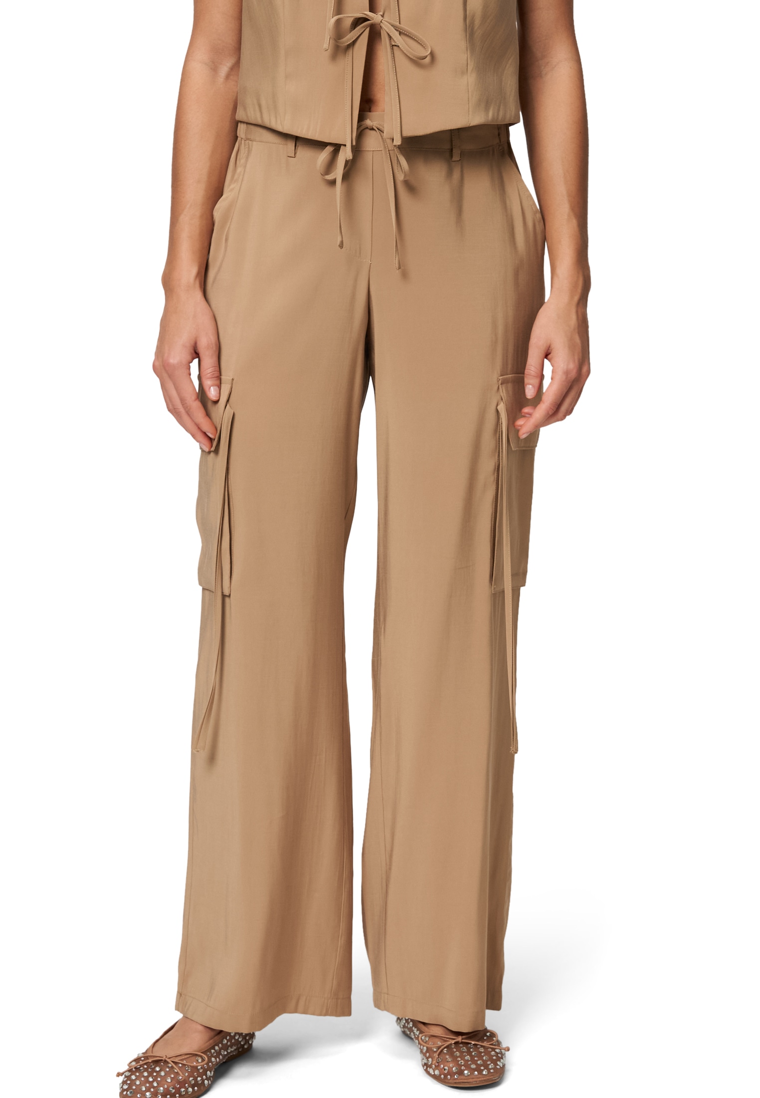 Zero Cargohose »Cargohose mit Bindedetail 30 Inch«