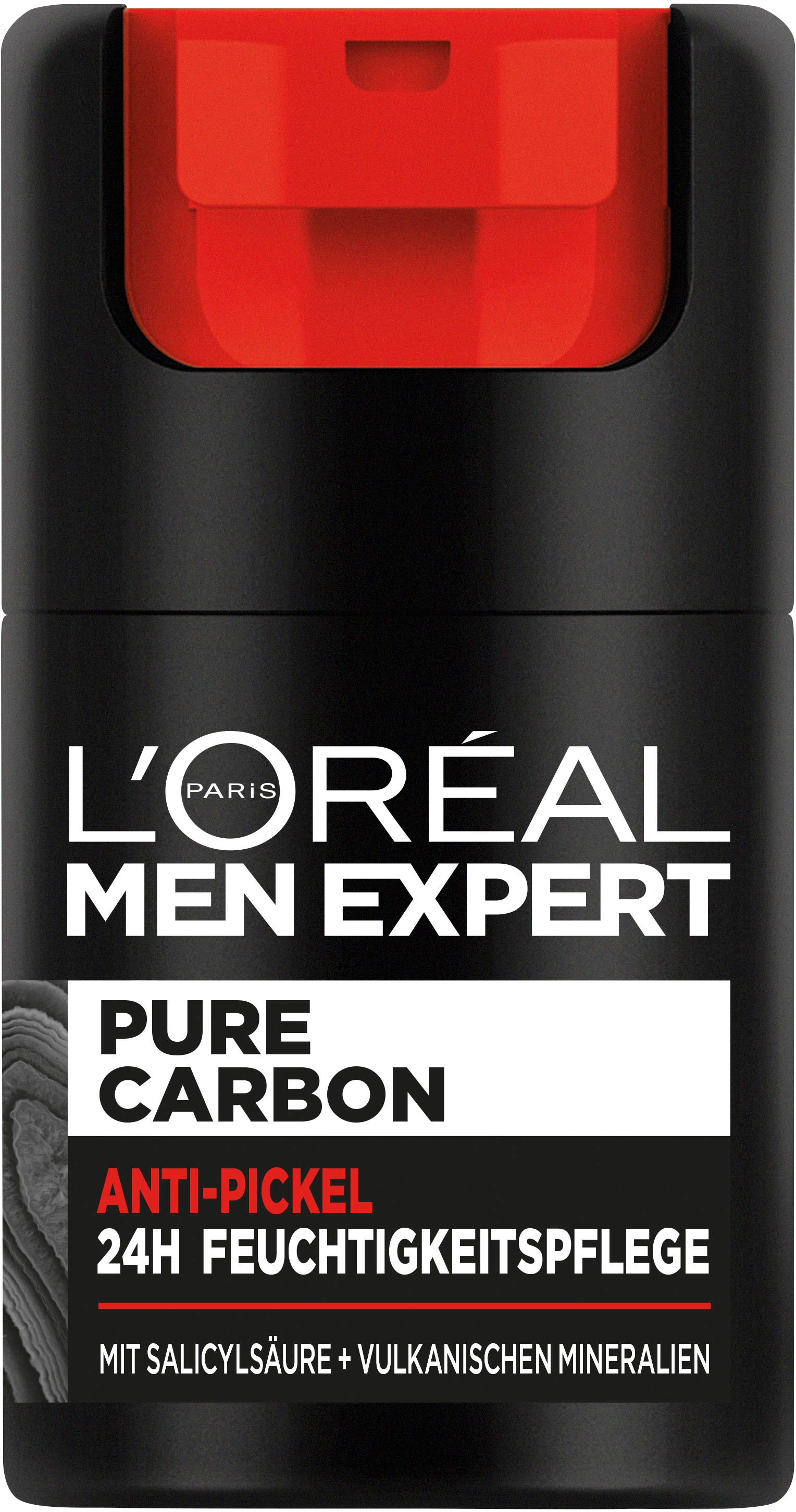 L'ORÉAL PARIS MEN EXPERT Gesichtsgel »Pure Carbon Anti-Pickel Pflege«, mit hoher Wirksamkeit