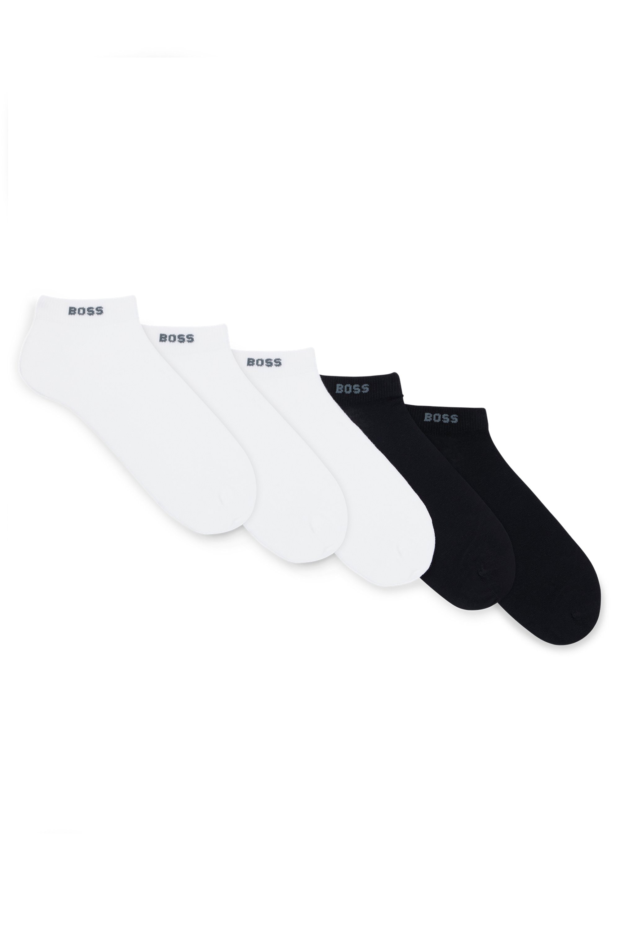 BOSS Sneakersocken »5P AS Uni Color CC«, (Packung, 5 Paar, 5er), im sportiven Look