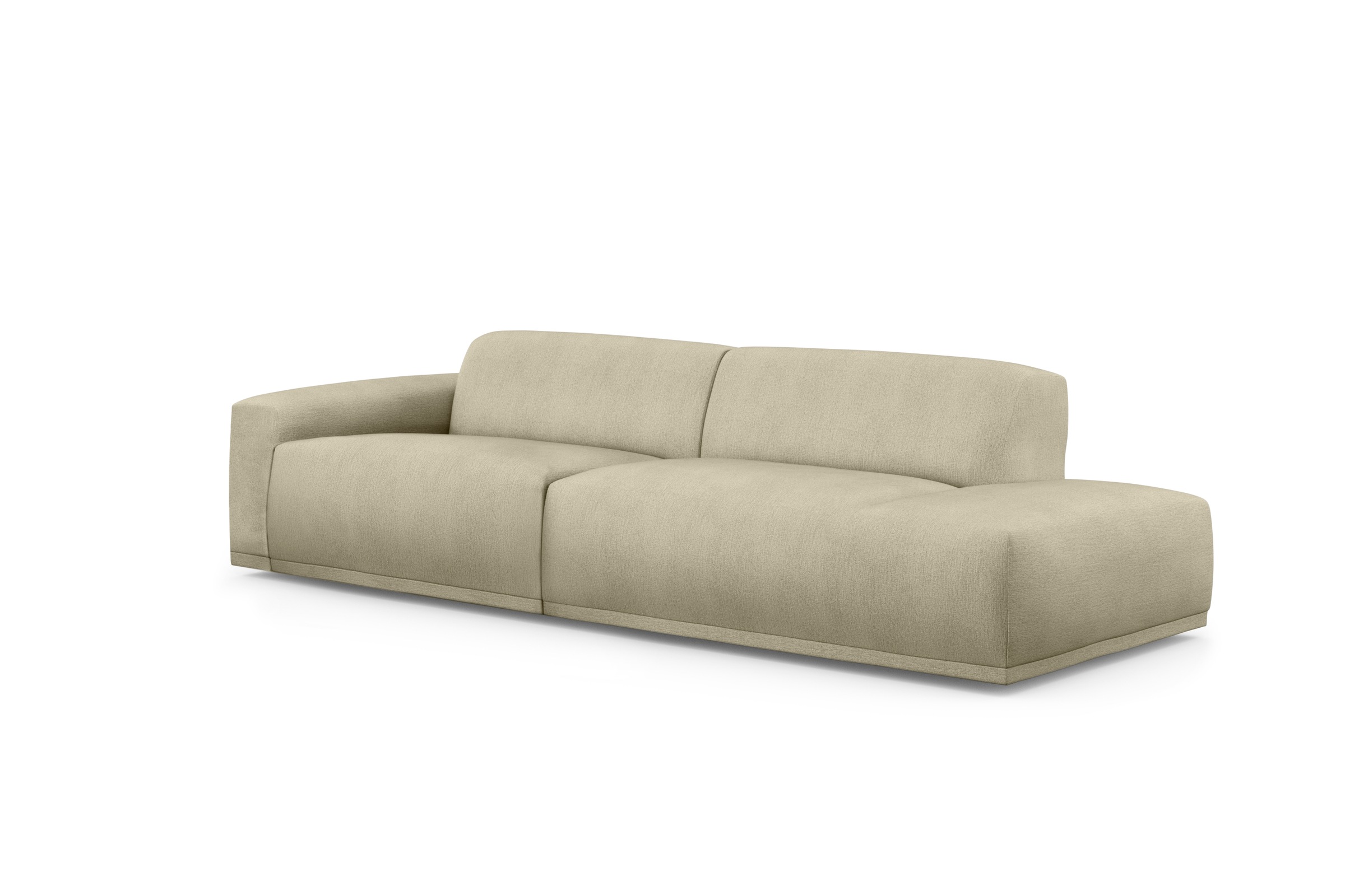 TRENDMANUFAKTUR Big-Sofa »Braga, mit hochwertigem Kaltschaum, Megasofa, in Cord erhältlich«, modernes Big-Sofa, Couch mit hohem Sitzkomfort, 277/72/107 cm (B/H/T)