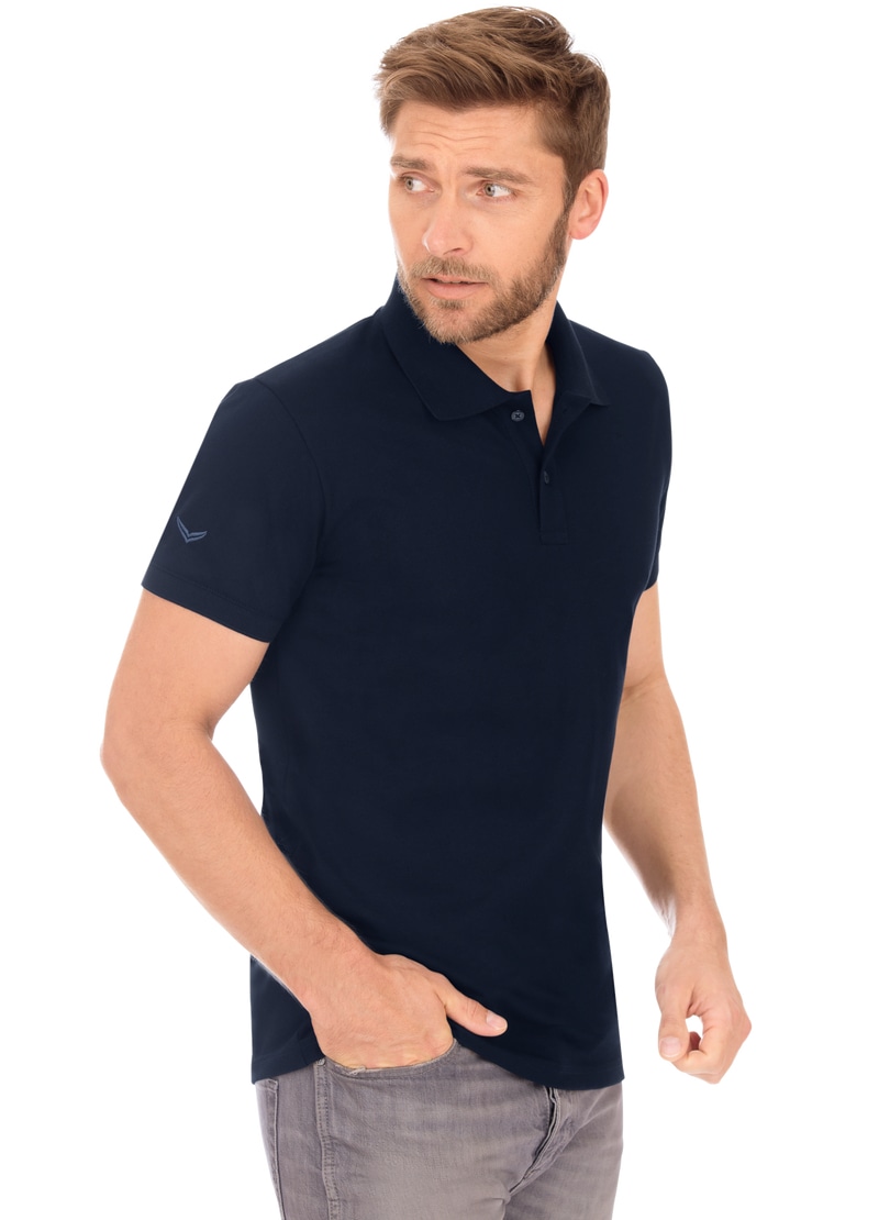 Poloshirt »TRIGEMA Slim Fit Poloshirt aus DELUXE-Piqué«