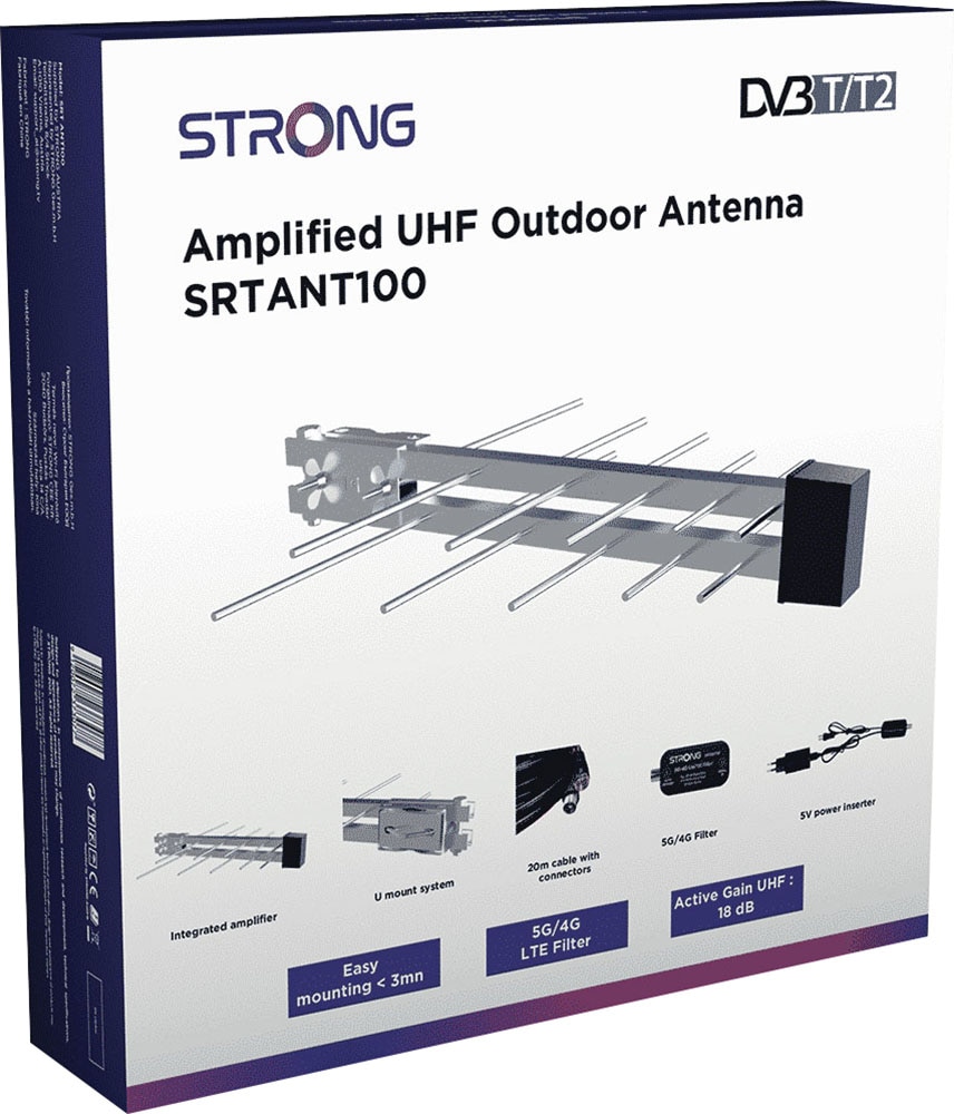 Strong SAT-Antenne »SRT | 3 ANT Garantie 100« XXL Jahre ➥ UNIVERSAL