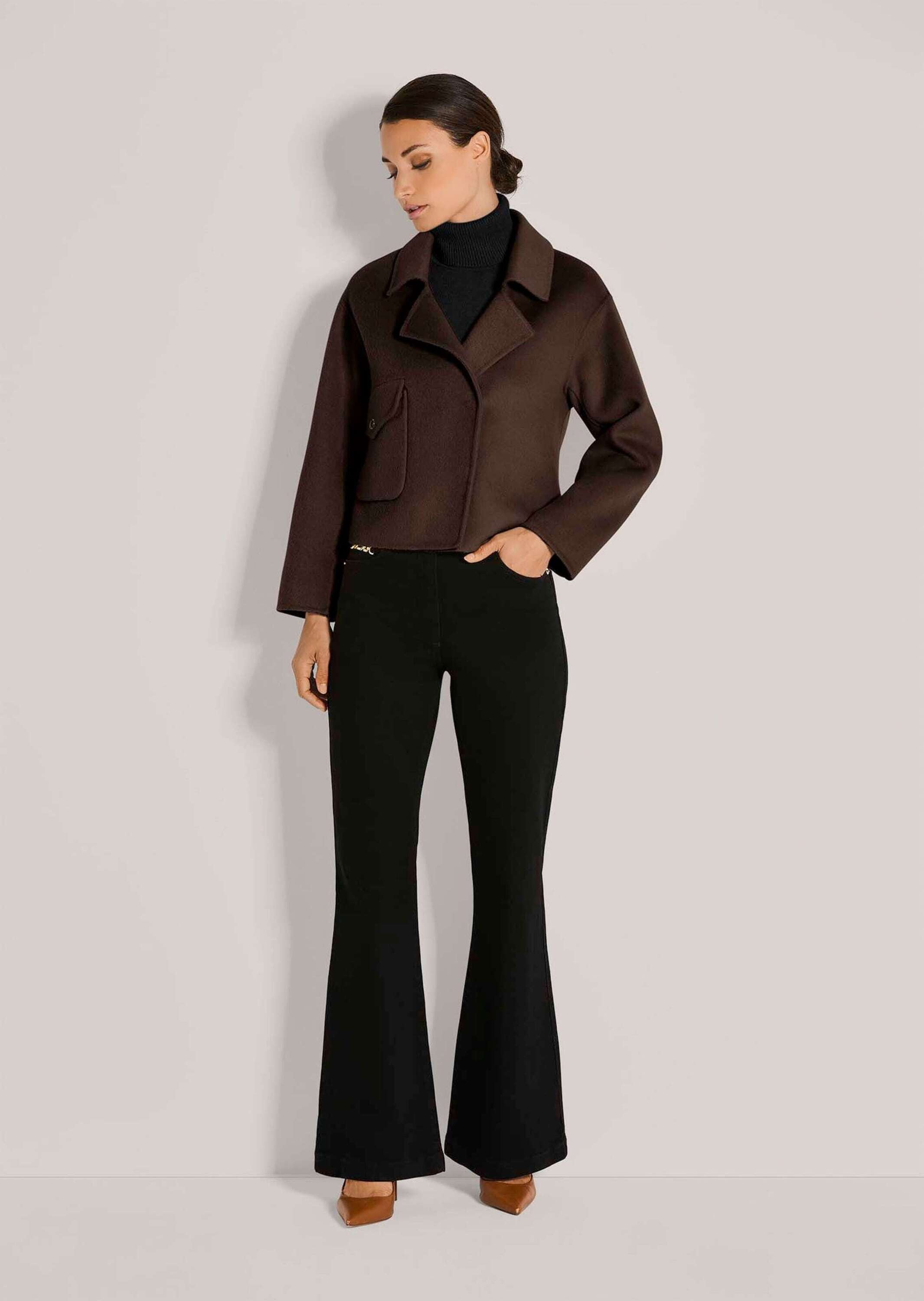MADELEINE Kurzjacke »Doubleface-Jacke aus Wolle Jas. Zuiver wol« Doublefaceverarbeitung