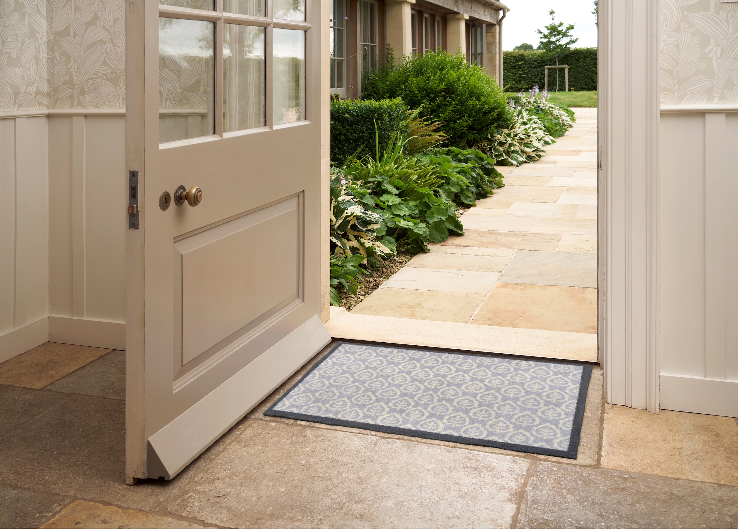 Turtle Mat Fußmatte »Fencott Blue« rechteckig 9 mm Höhe