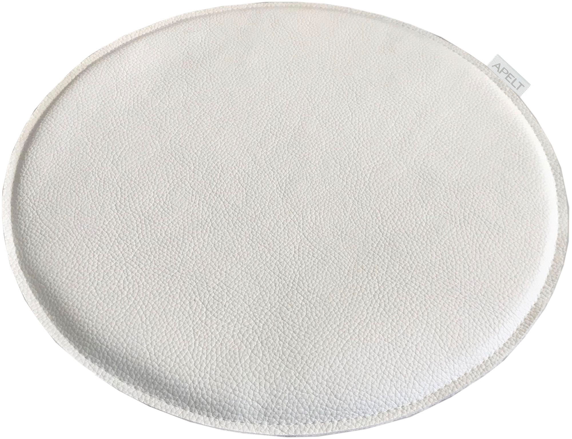 APELT, Stuhlkissen »Zumi«, natur/weiß + unifarben, Viskose, B/L: 34 cm x 34 cm - 1 Stk.