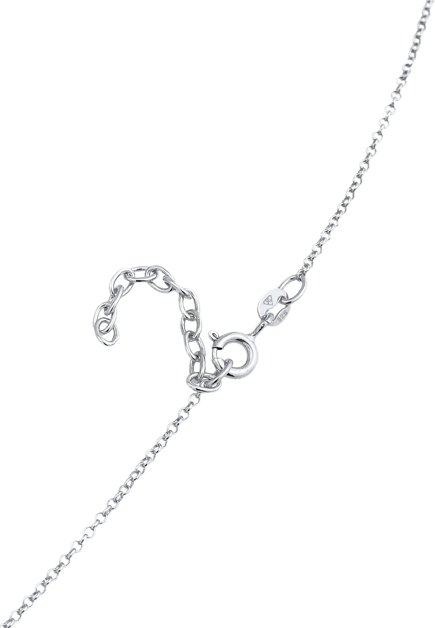 Elli Choker »Halskette Choker Ringe Kreis Minimal Trend 925 Silber«