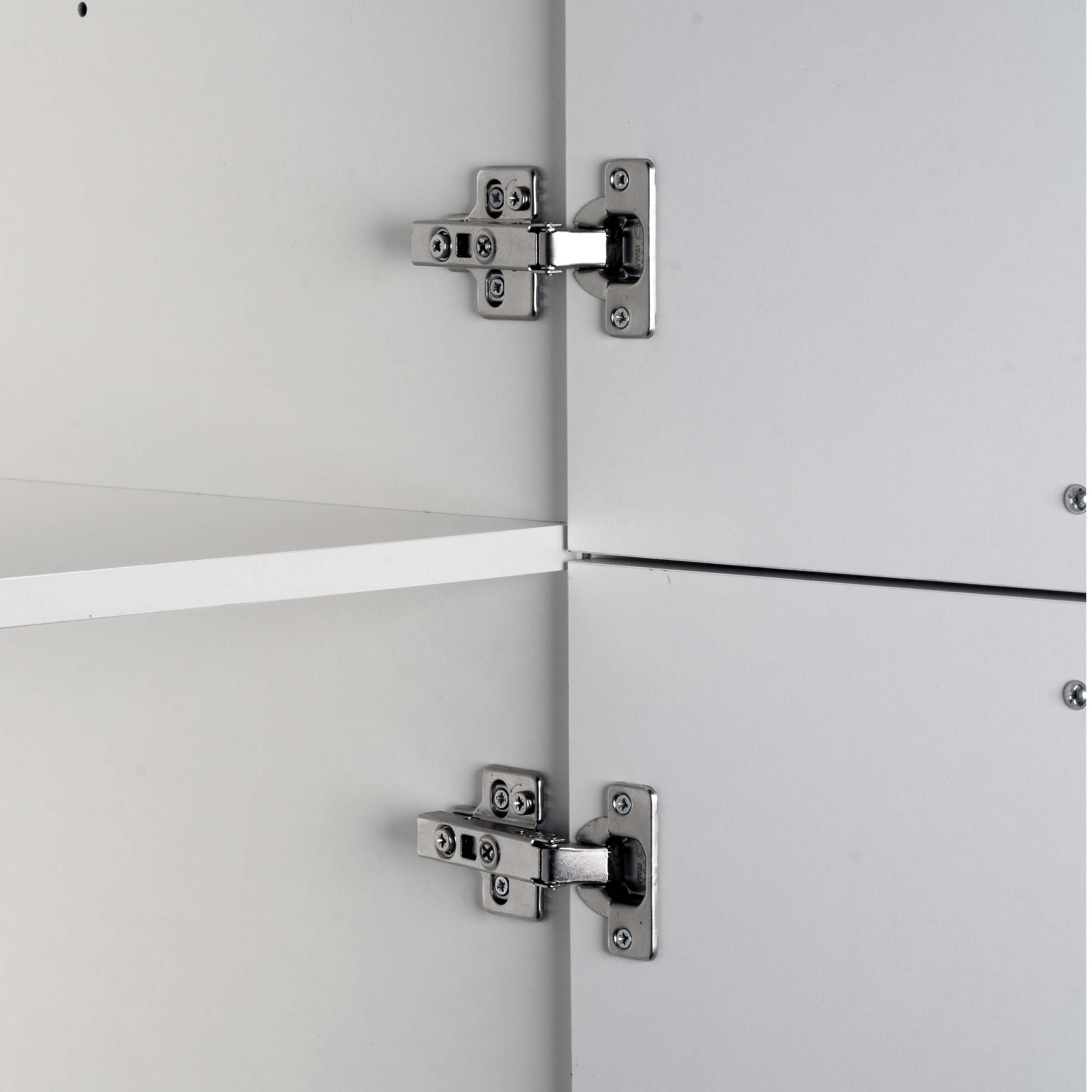 KOCHSTATION Küchenzeile »Luna, Küchenblock, Kücheninsel, Hängeschrank, Made in Italy« 3er-Set, Metallgriffe, Soft-Close-Funktion, inklusive Spüle