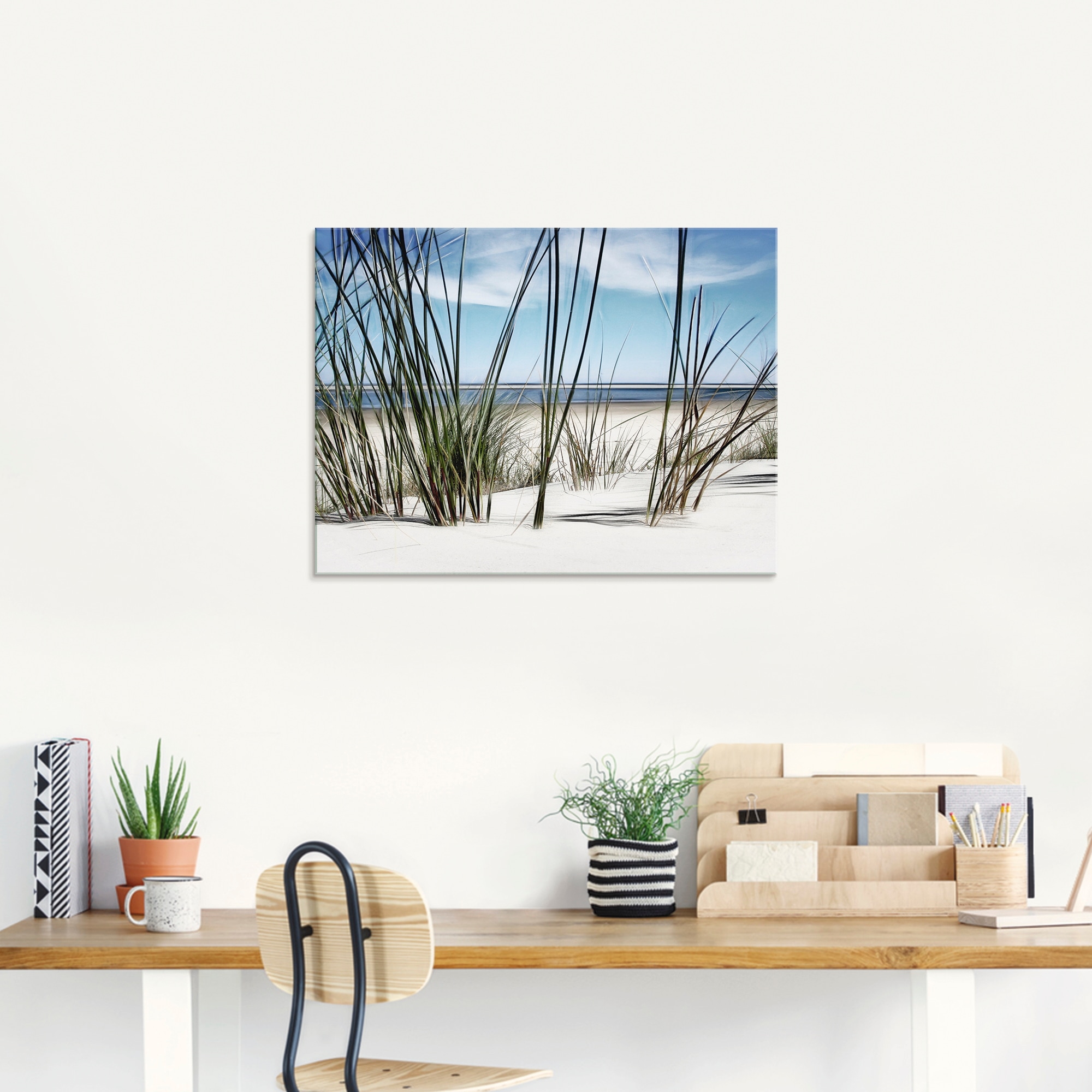 Artland Glasbild »Düne« Strand 1 Stk. tlg. in verschiedenen Größen