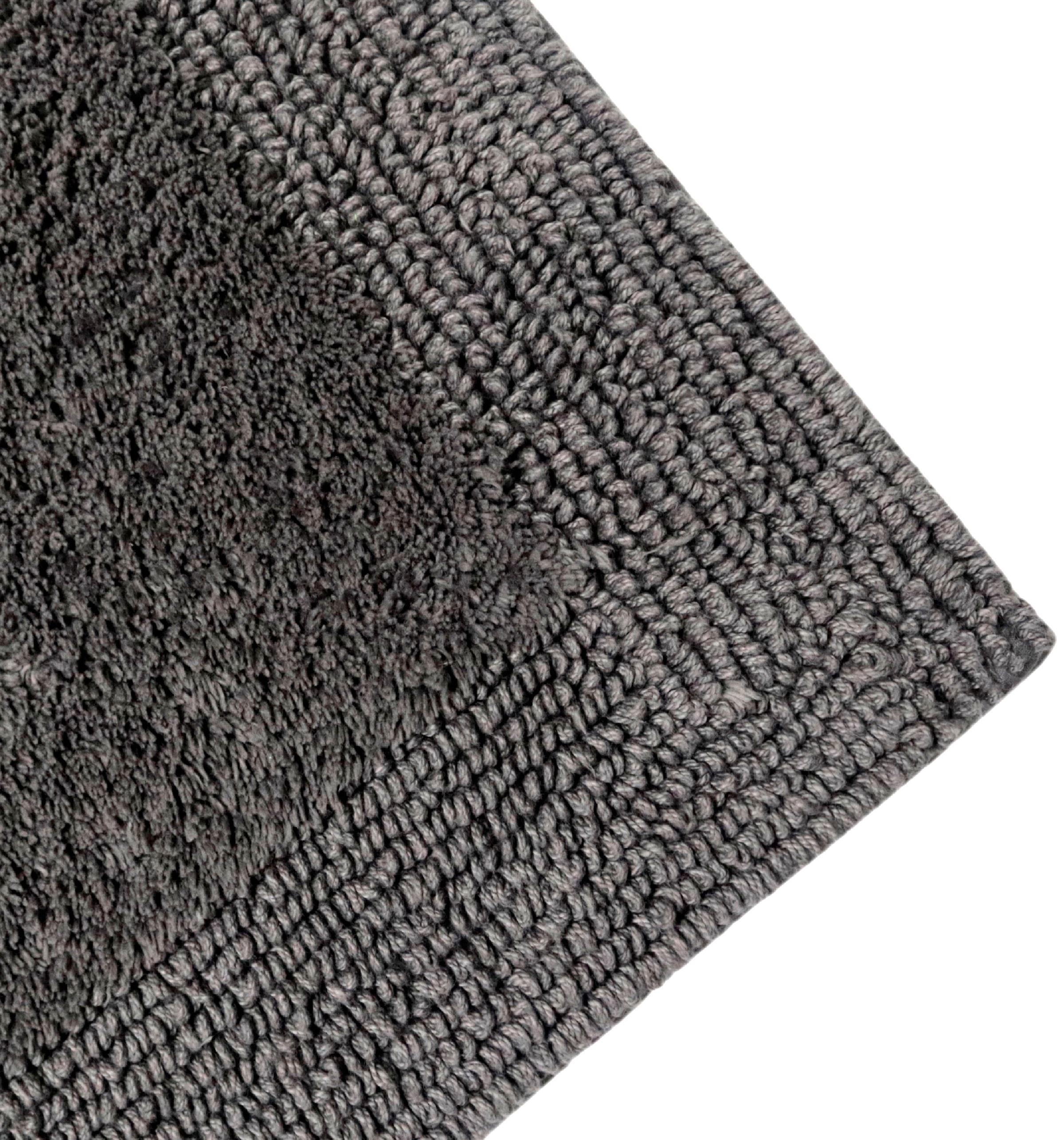 my home Badematte »Kapra, Badvorleger, Badezimmer Teppich«, beidseitig nutzbar-fußbodenheizungsgeeignet-strapazierfähig, mit Bordüre, Badteppich, Badematte