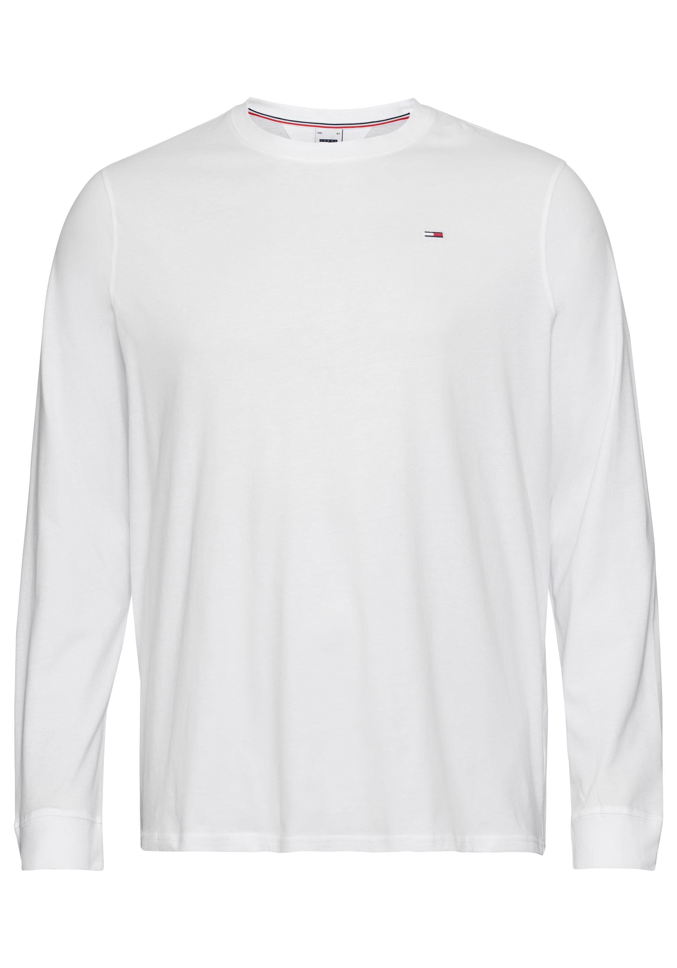 Tommy Jeans Plus Langarmshirt »TJM SLIM 2PACK L/S EXT«, (Packung, 2er-Pack), mit Rundhalsausschnitt