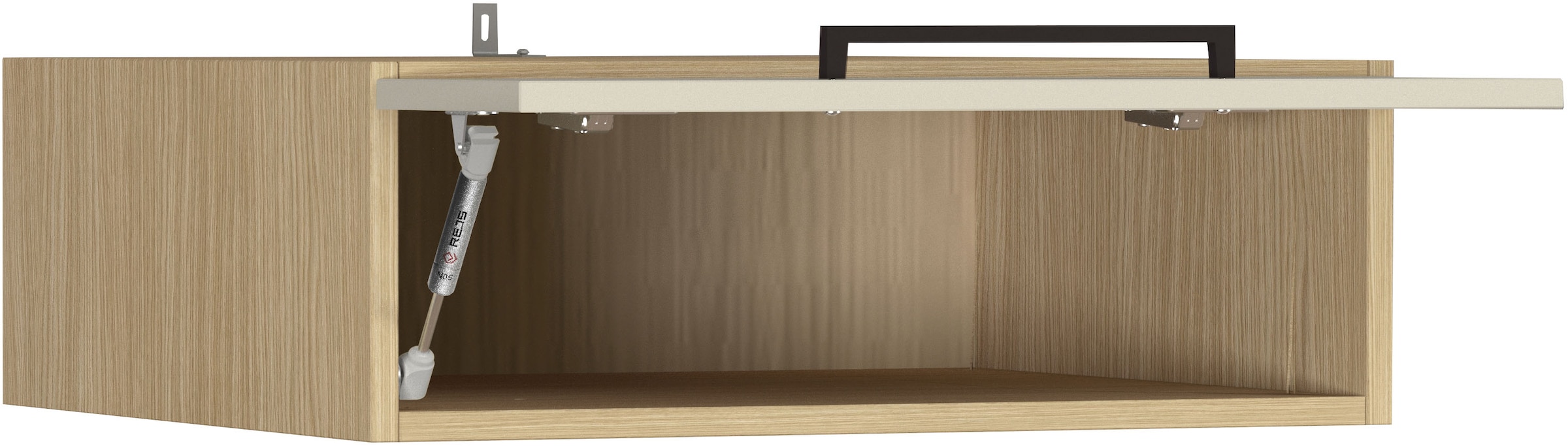 KOCHSTATION Aufsatzschrank »Luna, Hängeschrank, Küchenhängeschrank, Made in Italy« B/T/H: 60×60×20 cm, zusätzlicher Stauraum über der Arbeitsfläche