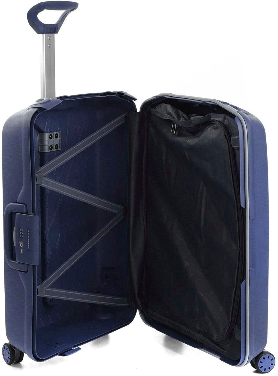 RONCATO Hartschalen-Trolley »Light, 68 cm, navy blau«, 4 Rollen, Hartschalen-Koffer Aufgabegepäck Reisekoffer mit TSA Schloss