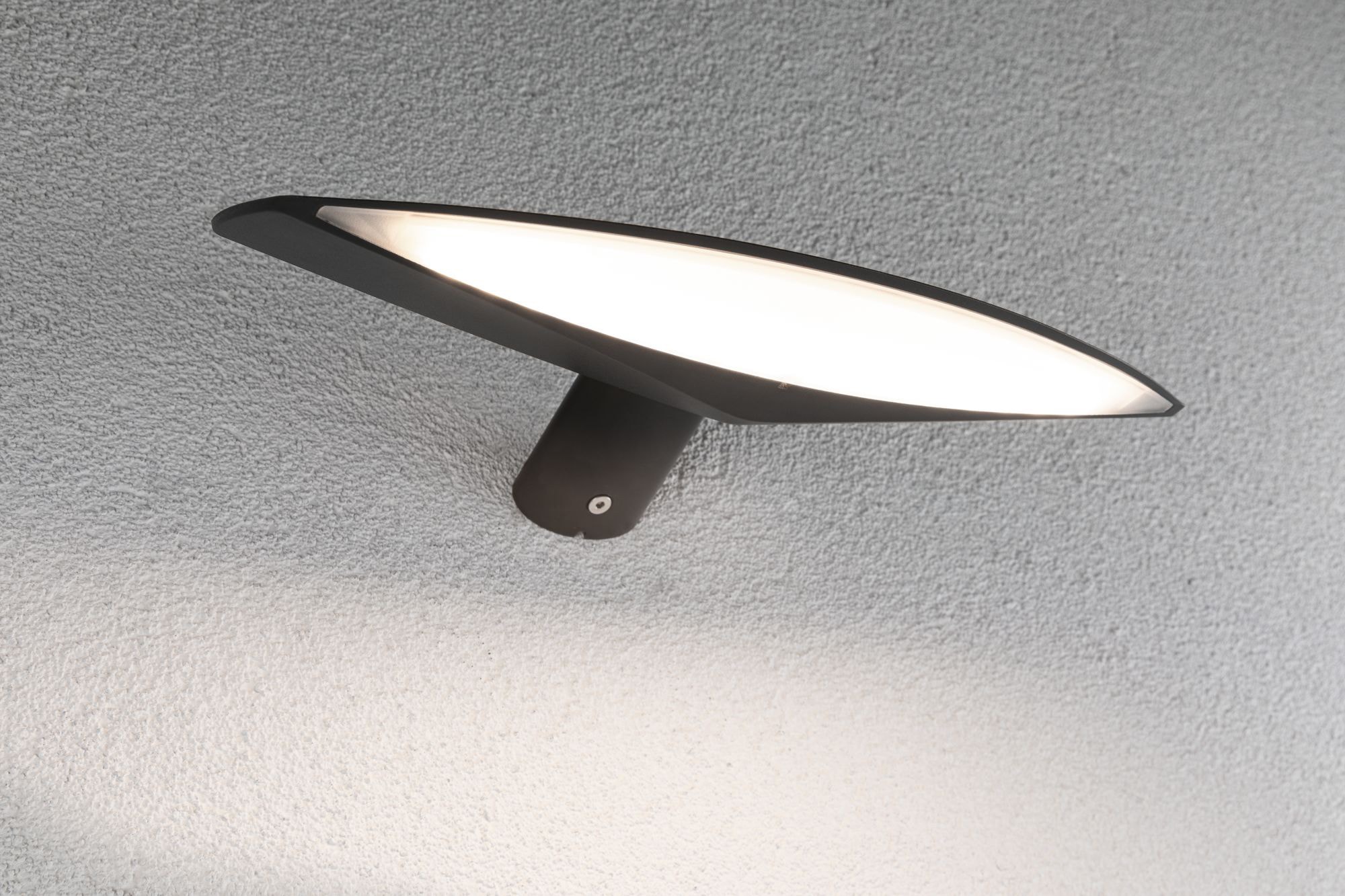 Paulmann Außen-Wandleuchte »Kiran«, 1 flammig, Leuchtmittel LED-Modul | LED fest integriert, LED-Modul, Anthrazit IP44 180lm Warmweiß mit Bewegungsmelder