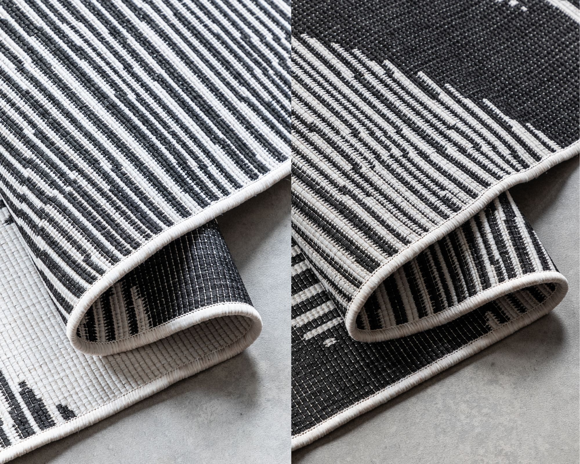 ELLE DECORATION Teppich »Rhombus, In- und Outdoor« rechteckig 5 mm Höhe Flachgewebe, In-& Outdoor, Modern, Wendeteppich, Balkon, Wohnzimmer