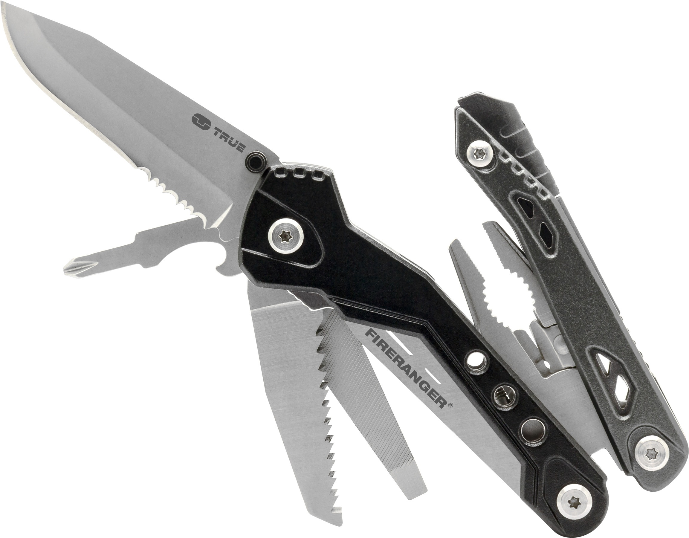 TRUE Multitool »FIRERANGER«, Outdoor-Survival Tool, inkl. Nylon-Tragetasche