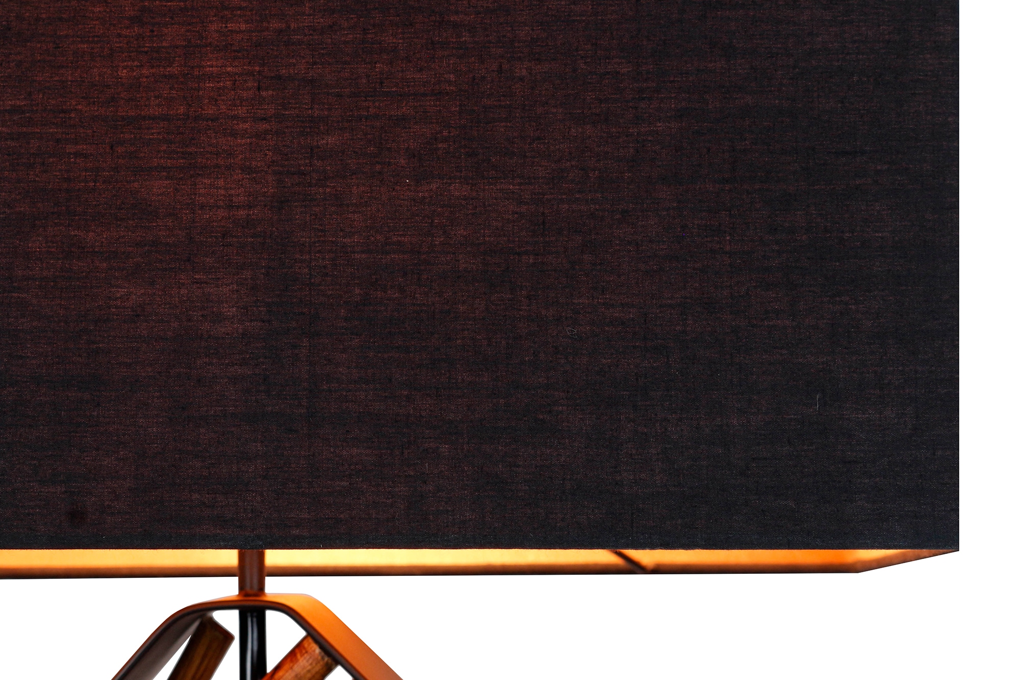 SalesFever Stehlampe »Treibholz« E27 1 Stk. Schirm innen goldfarben