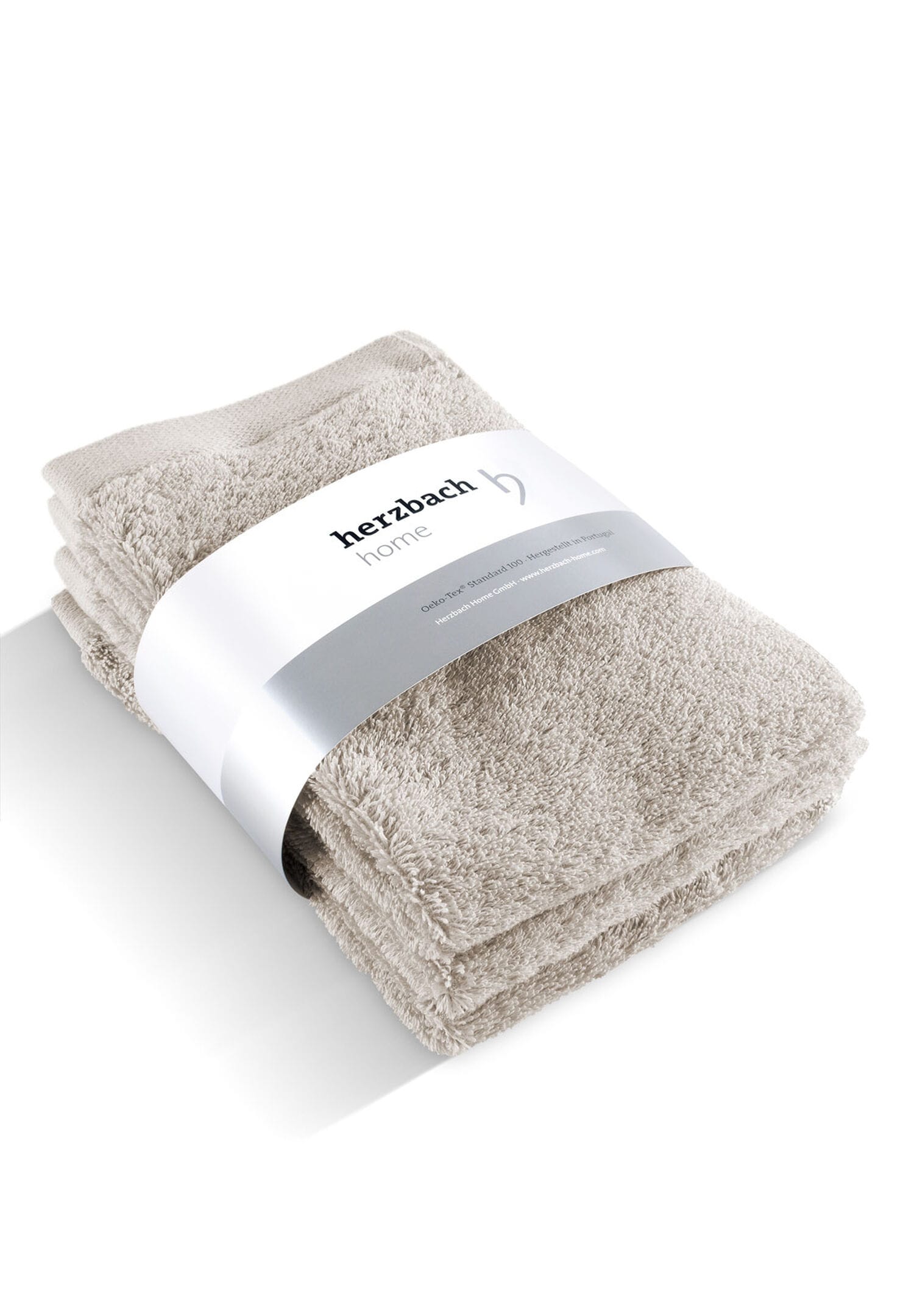 herzbach home Gaestehandtuecher »Pura« 550g/m², Premium-Qualität, 100% Baumwolle, einfarbig