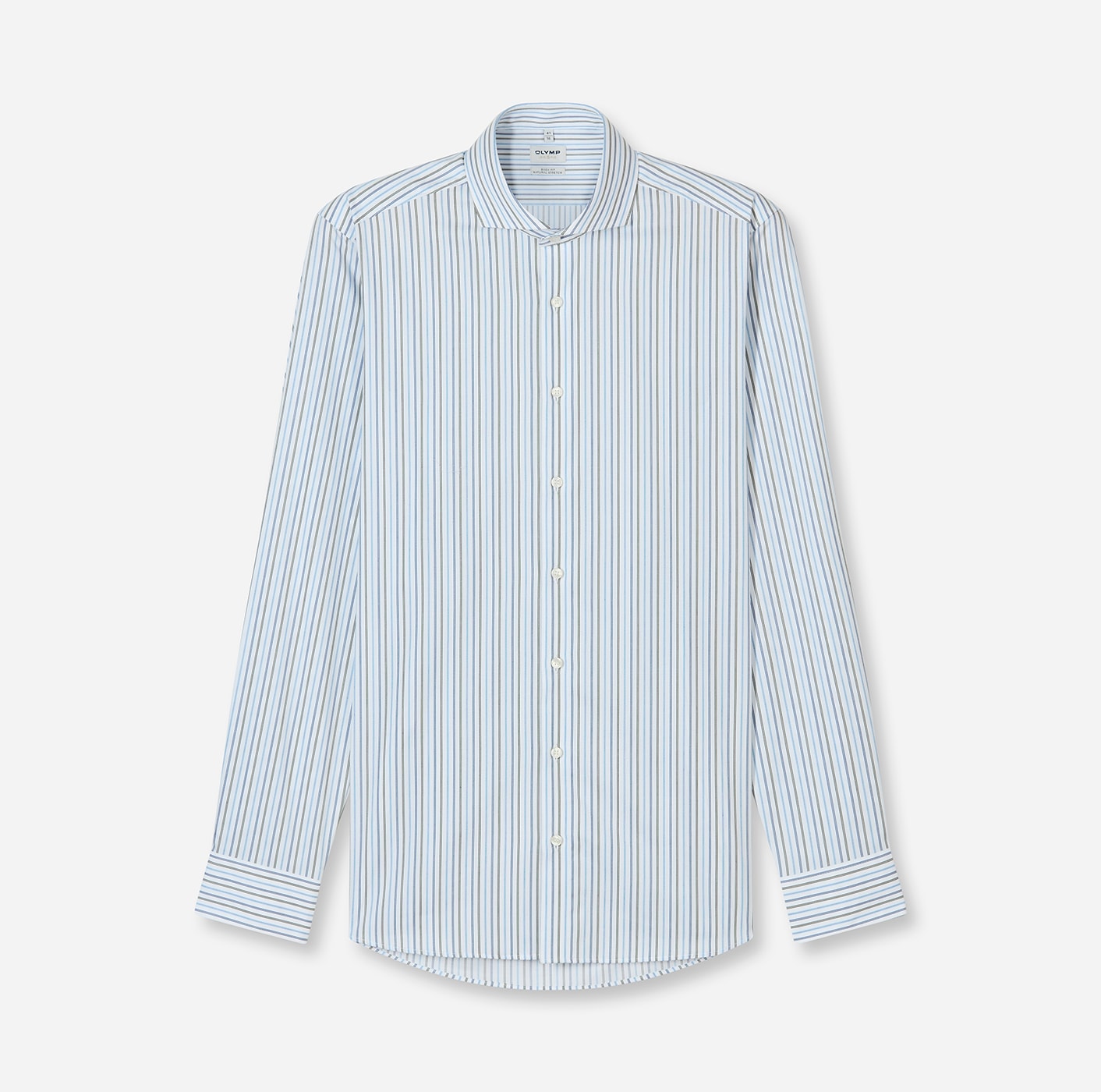 OLYMP Langarmhemd »Level Five« Businesshemd, body fit, Haifischkragen, gestreift