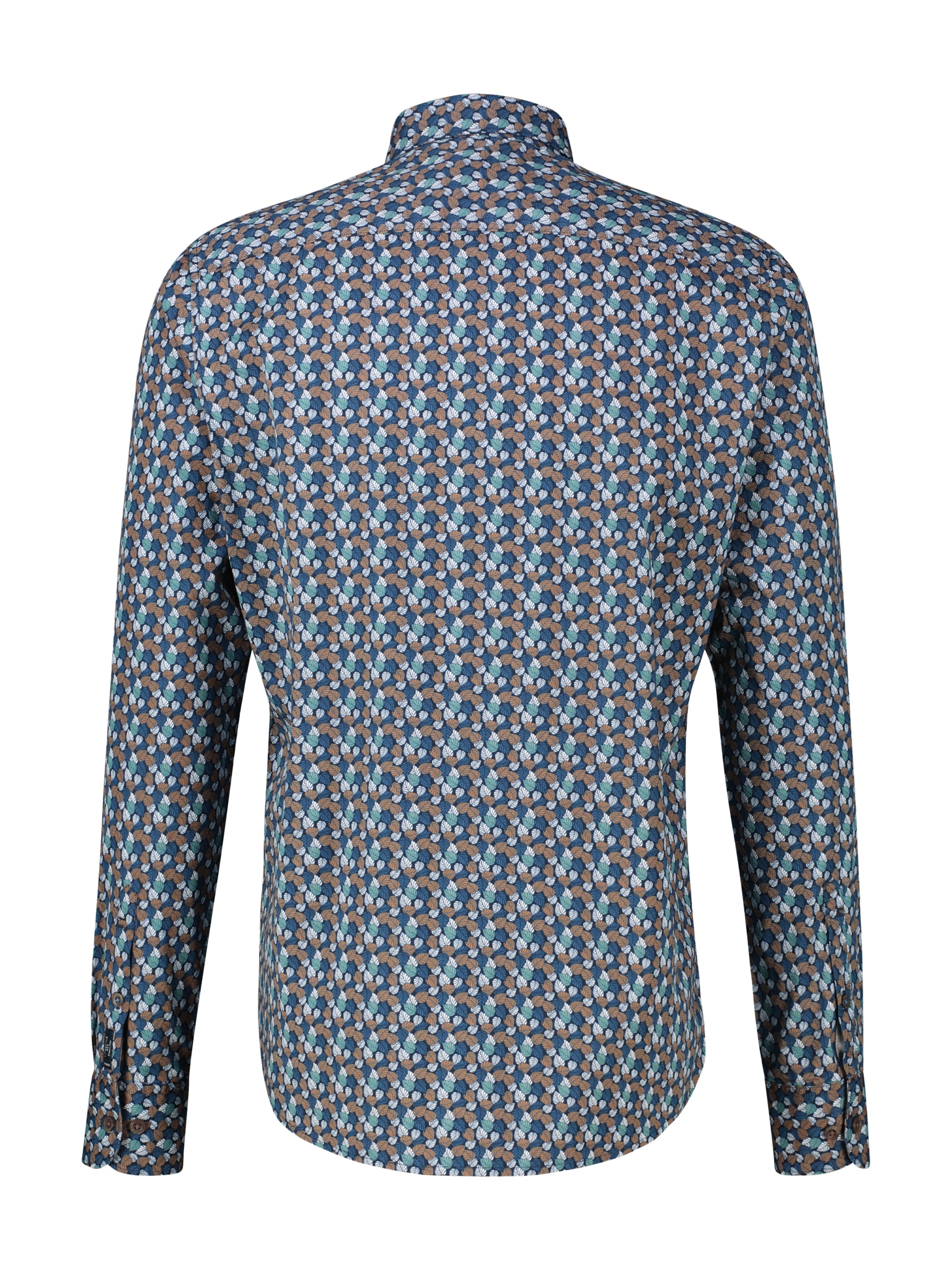 LERROS Langarmhemd mit grafischem Minimal-Muster