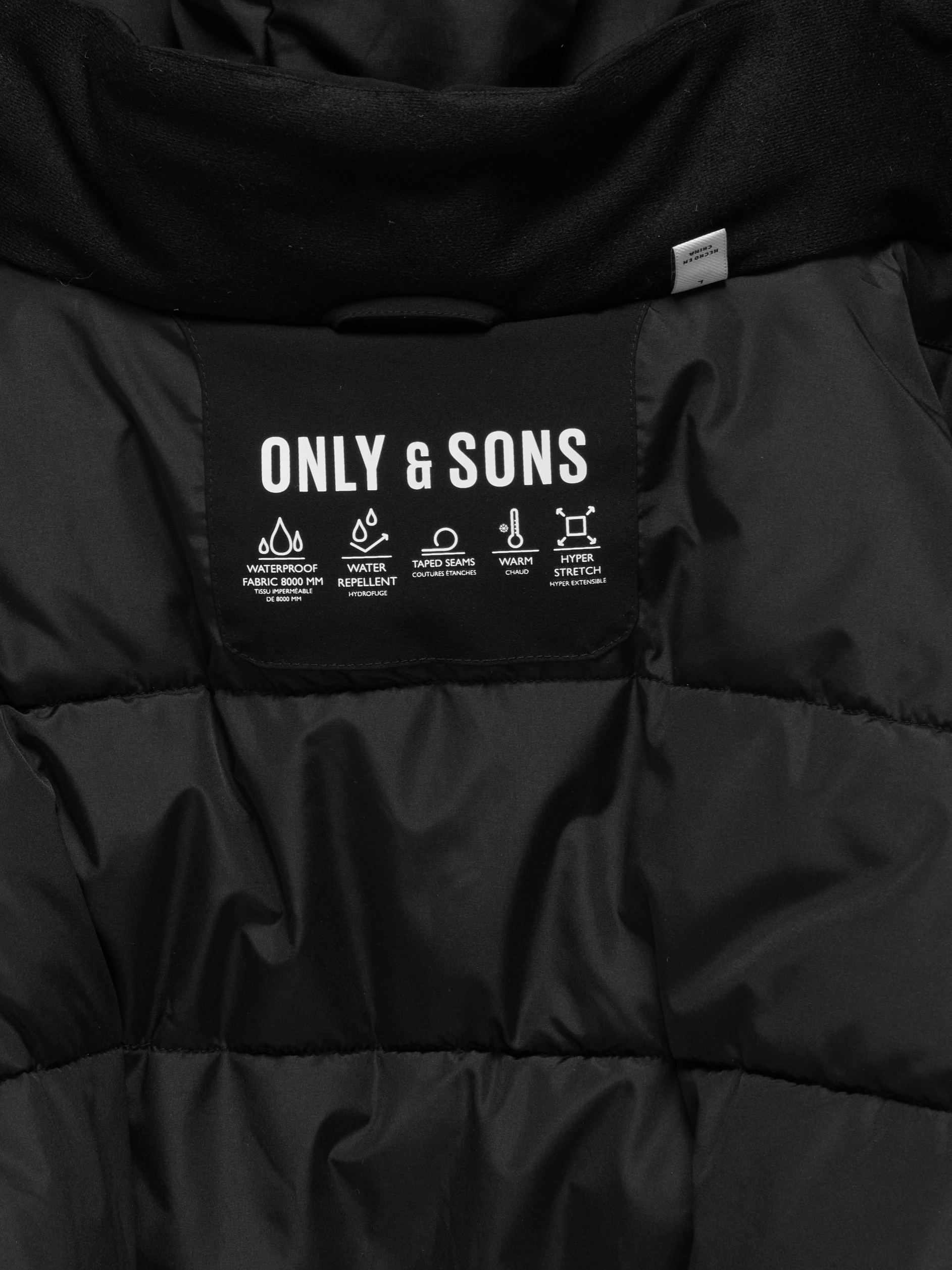 ONLY & SONS Parka »ONSENRICO WATERPROOF STRETCH PARKA OTW« mit Kapuze