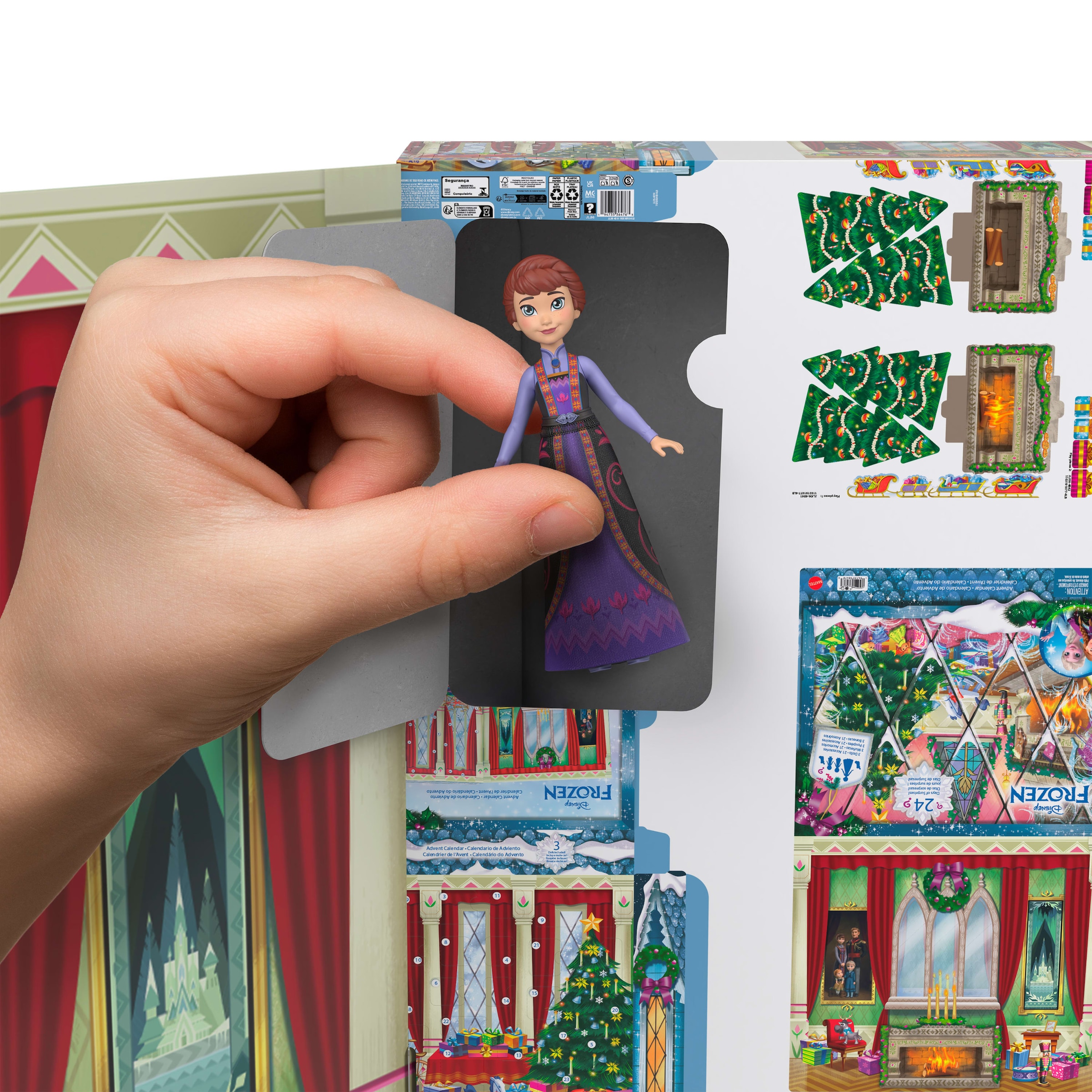 Mattel® Spielzeug-Adventskalender »Disney Die Eiskönigin Kleine Puppen Adventskalender« ab 3 Jahren