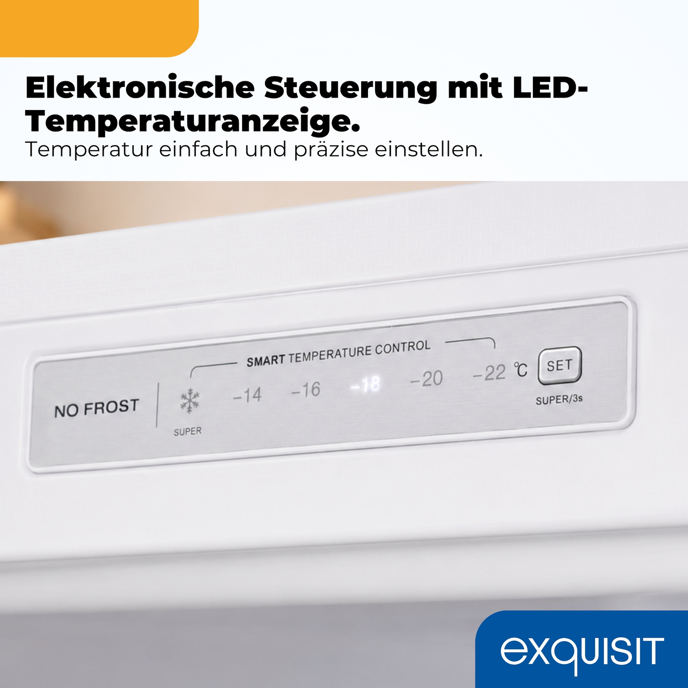 exquisit Gefrierschrank »GS271-NF-H-040C« 170 cm hoch 54,5 cm breit Viel Platz, starke Gefrierleistung & flexible Anpassung für den Alltag