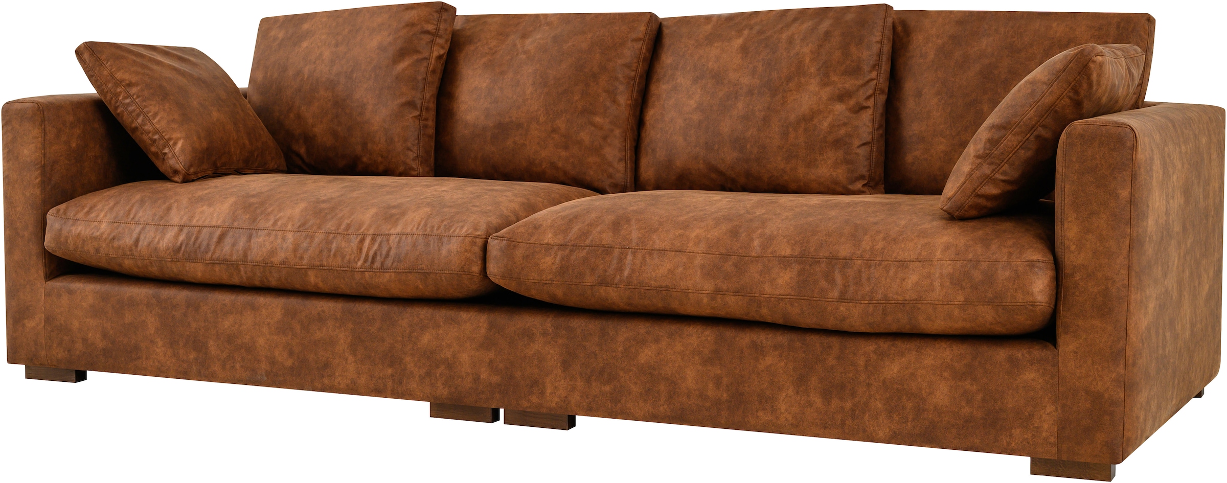 Home affaire Big-Sofa »Coray« extra weich und kuschelig, Füllung mit Federn und Daunen