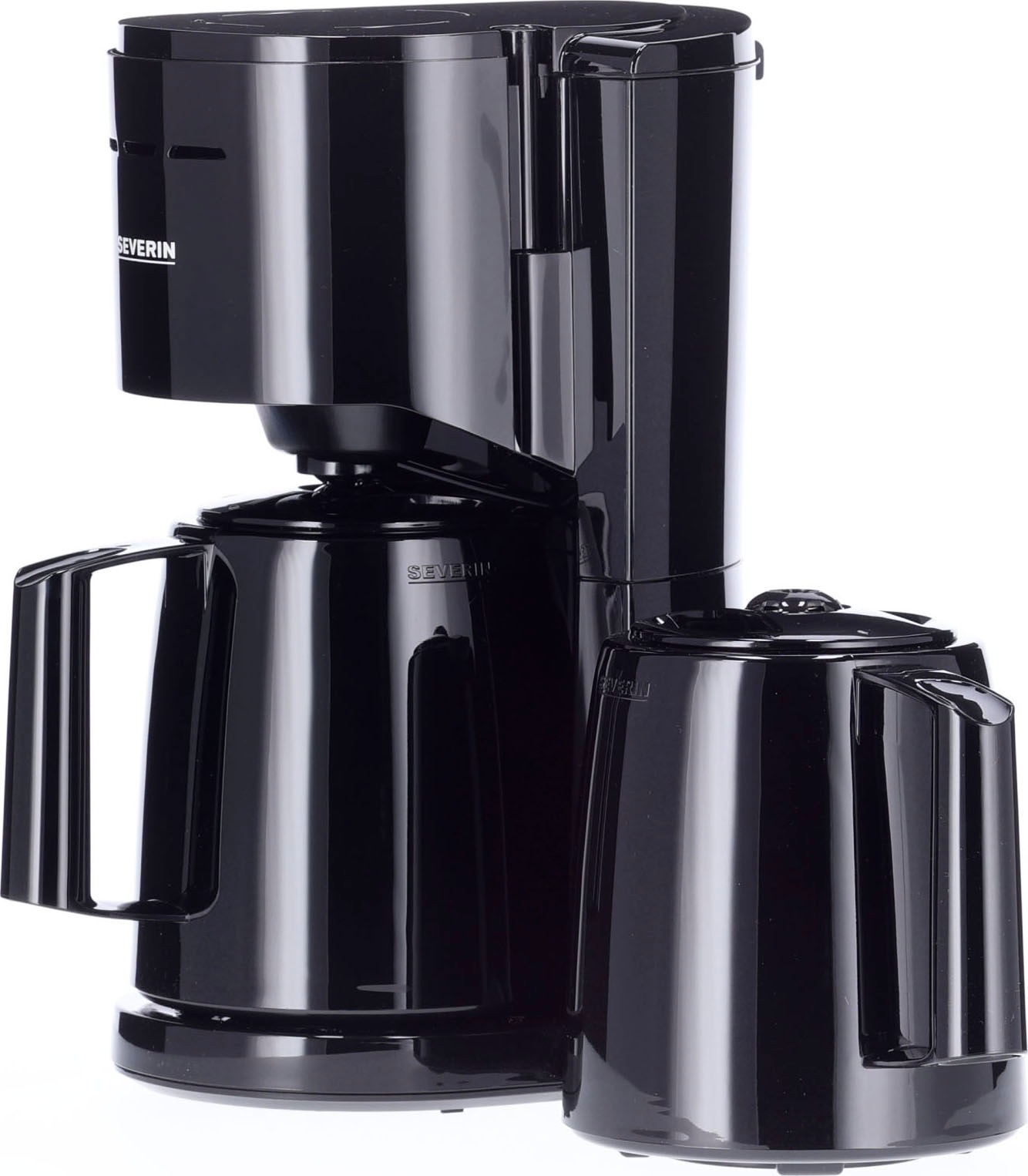 Severin Filterkaffeemaschine »KA mit Kaffeekanne, XXL 9307«, Papierfilter, 1x4, 2 l Jahren Garantie 1 Thermokannen mit 3
