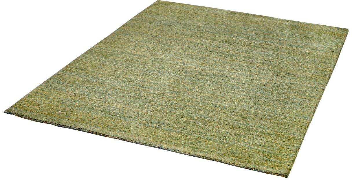 Dekowe Wollteppich »Loras«, rechteckig, 14 mm Höhe, Handweb Teppich, Kurzflor, reine Wolle, meliert