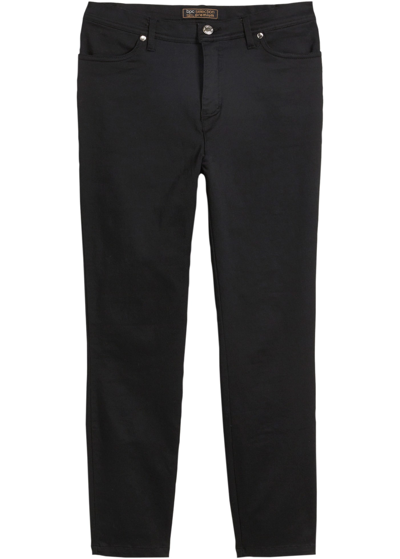 bonprix Stretch-Hose »Stretchhose aus Baumwolle«  aus Baumwolle, Polyester und Elasthan, Slim Fit Passform, 7/8-Länge