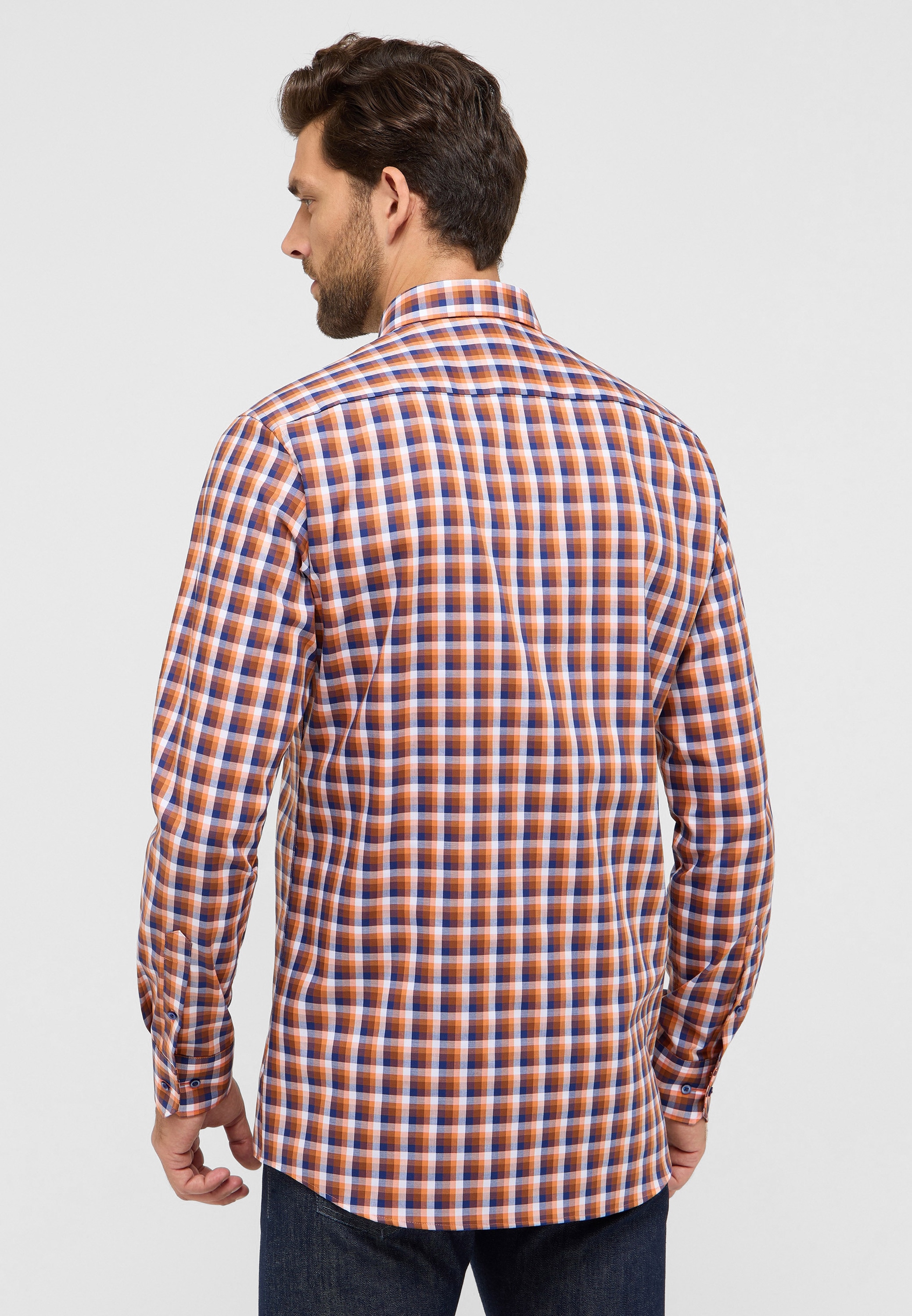 Eterna Langarmhemd »MODERN FIT« NON IRON (bügelfrei)