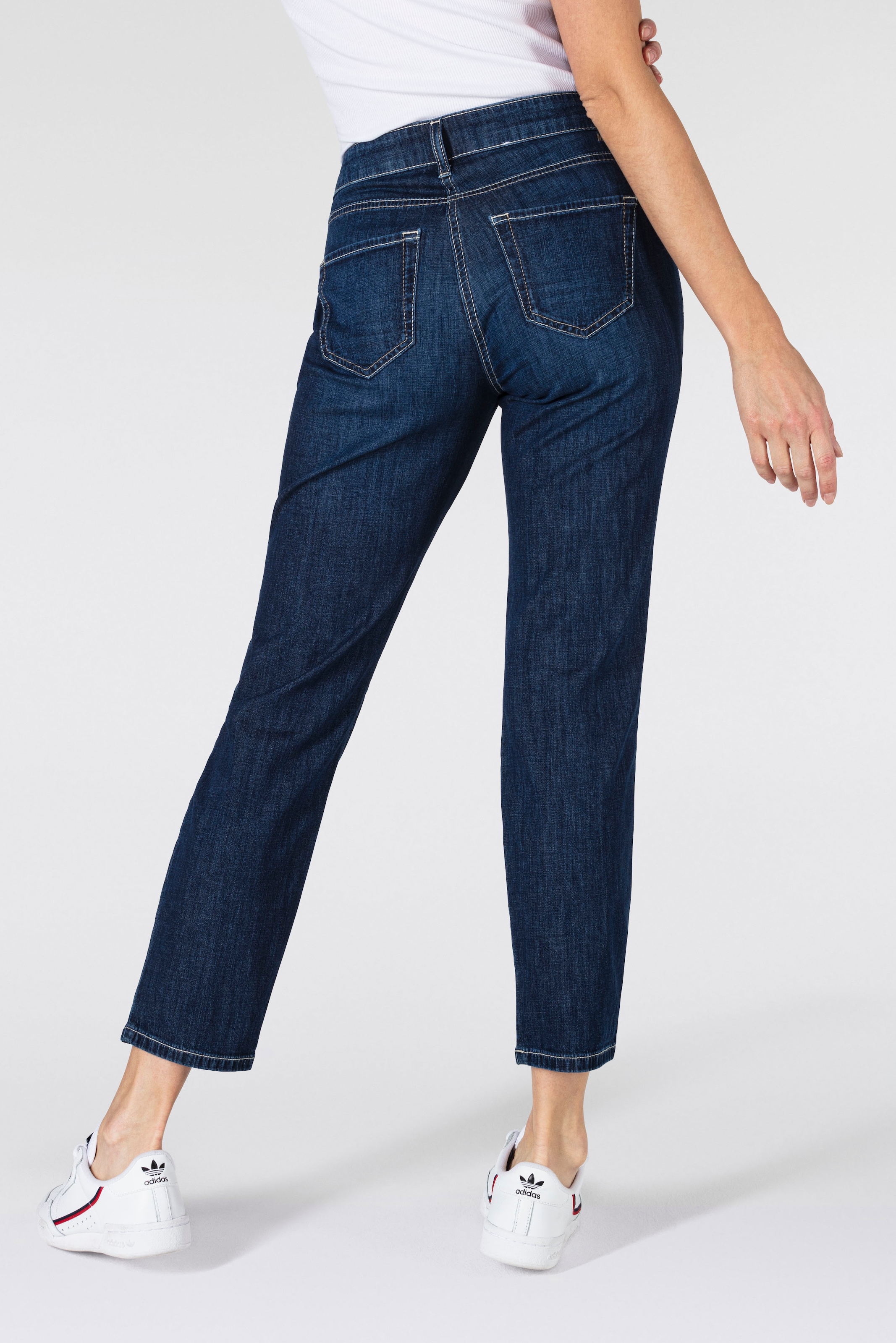 MAC Ankle-Jeans »Slim 7/8«, Kontrastfarbene Nähte