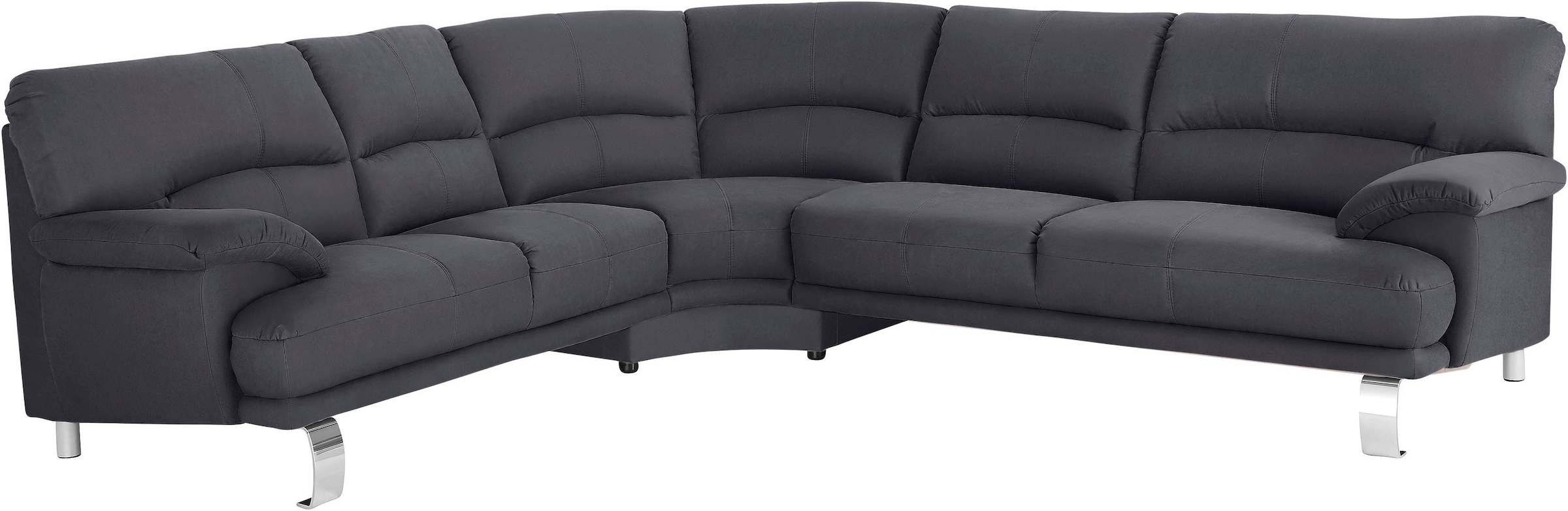 TRENDMANUFAKTUR Ecksofa »Cecilia II, in italienischen Design, bequem, hoher Sitzkomfort, L-Form«