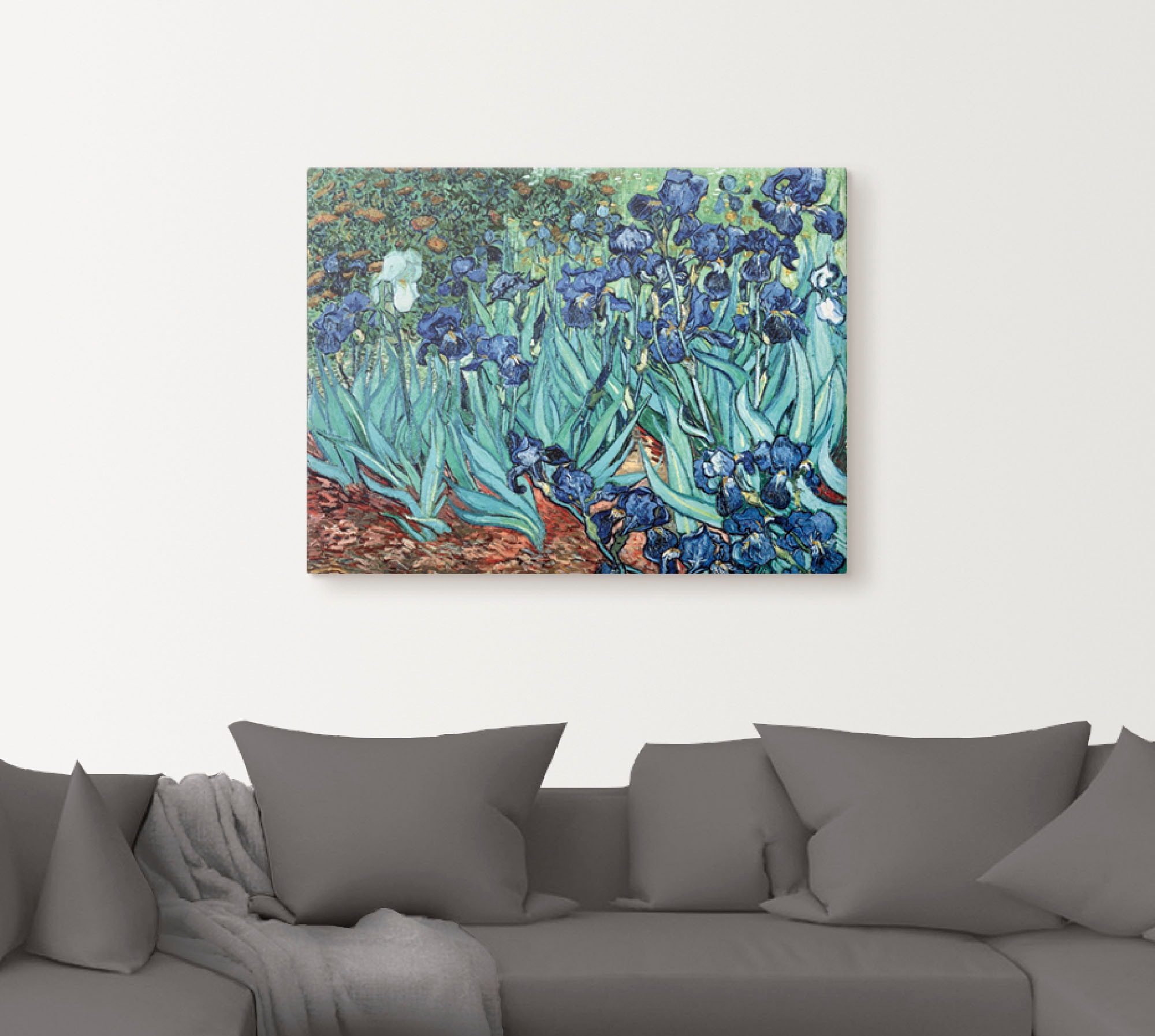 Artland Leinwandbild »Iris (Schwertlilien). 1889« Blumen 1 Stk. tlg. auf Keilrahmen gespannt