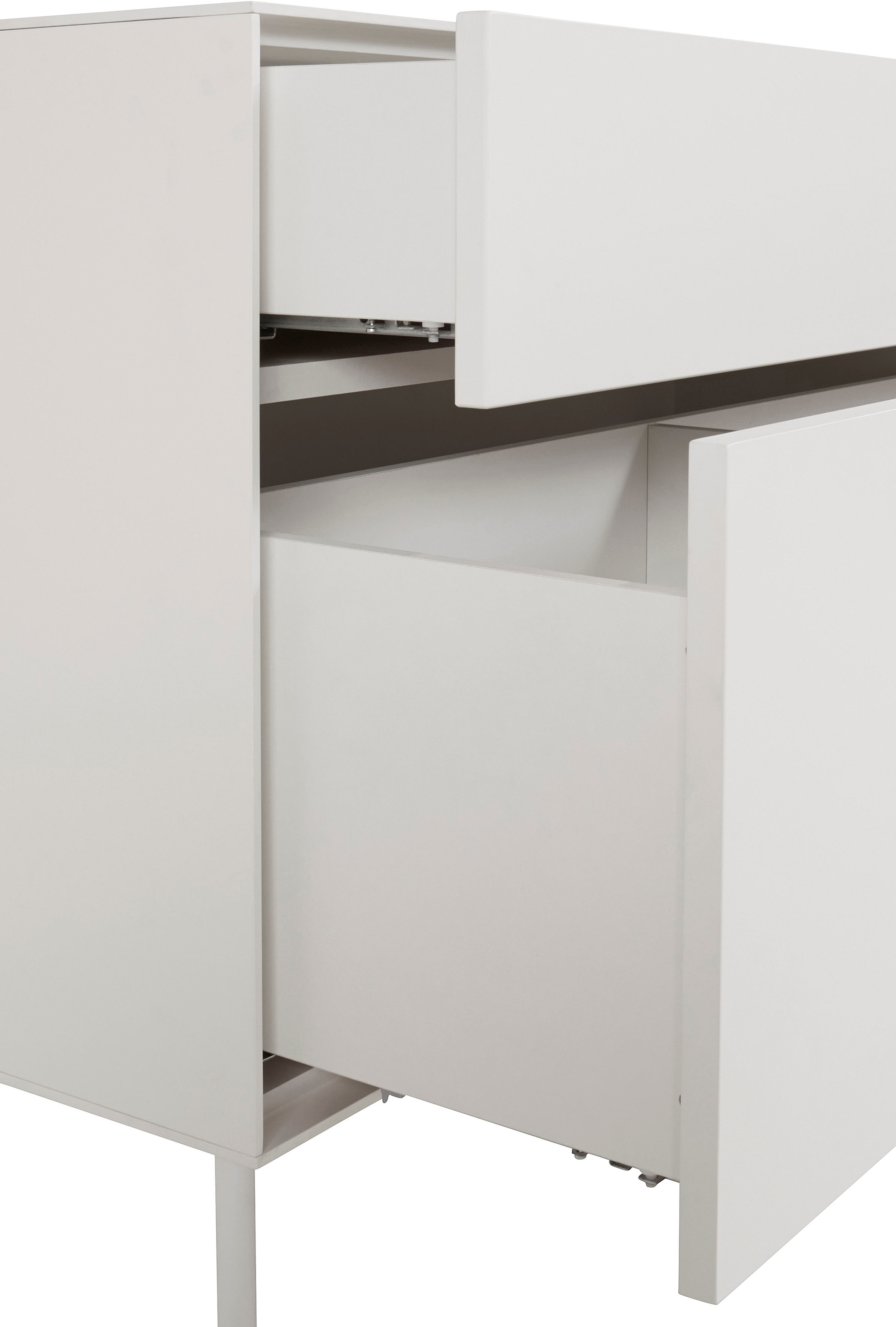 LeGer Home by Lena Gercke Lowboard »Essentials«, (3 St.), Breite: 336cm, MDF lackiert, Push-to-open-Funktion