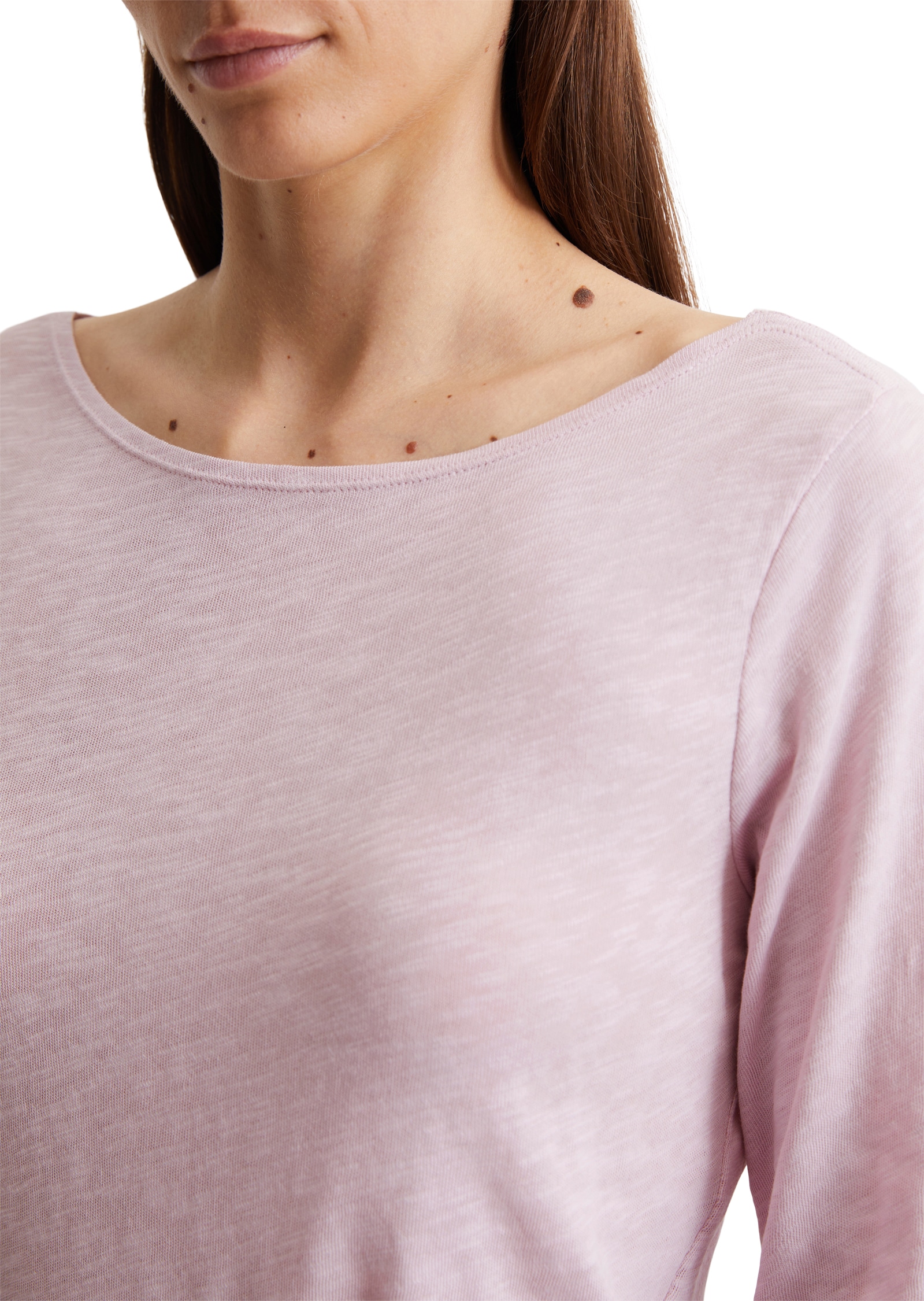 Marc O'Polo Langarmshirt mit Flammgarn-Struktur