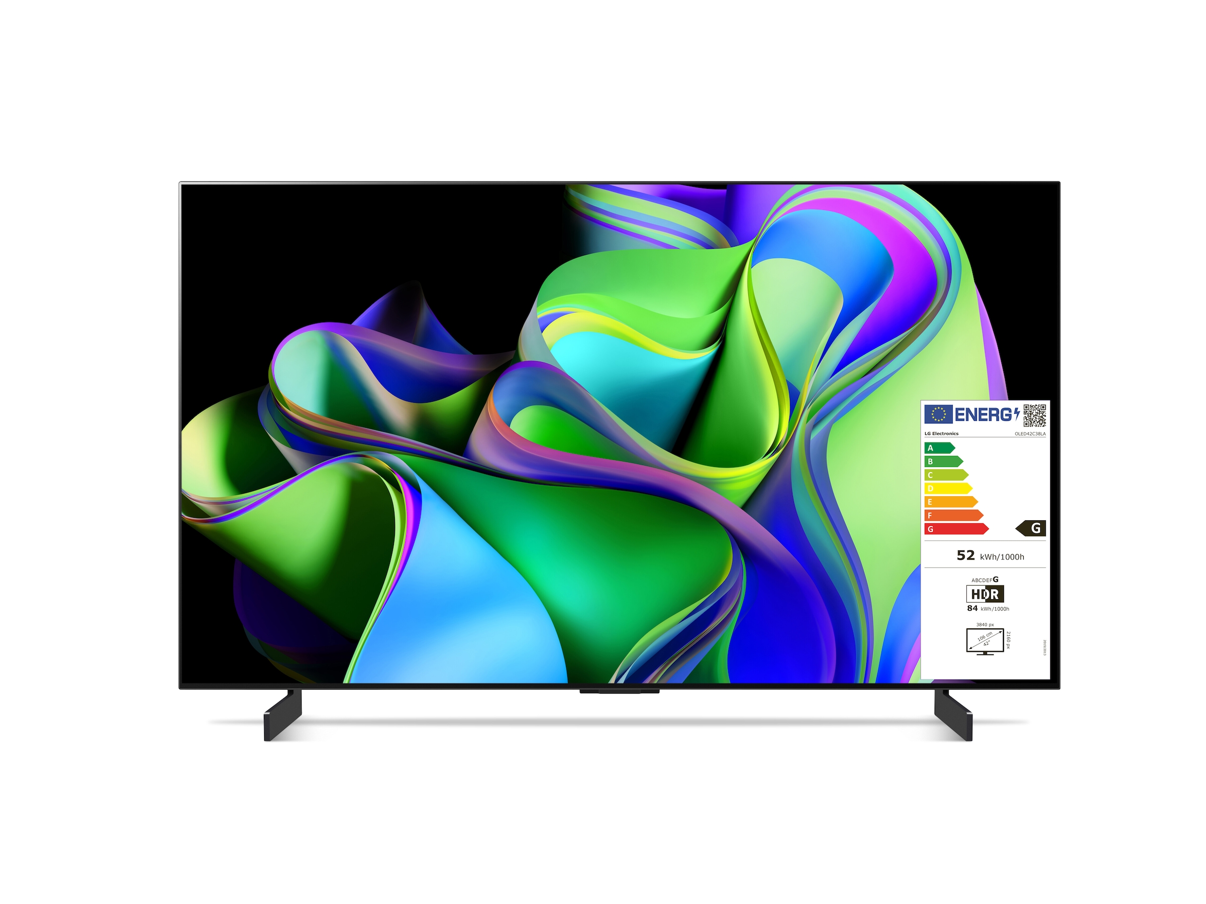 LG OLED-Fernseher »OLED42C38LA«, 4K Ultra HD, Smart-TV