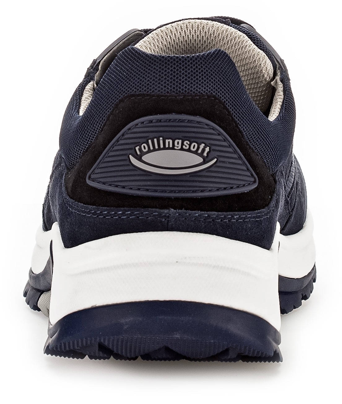 Gabor Rollingsoft Keilsneaker, Freizeitschuh, Halbschuh, Schnürschuh mit Wechselfußbett, Weite G