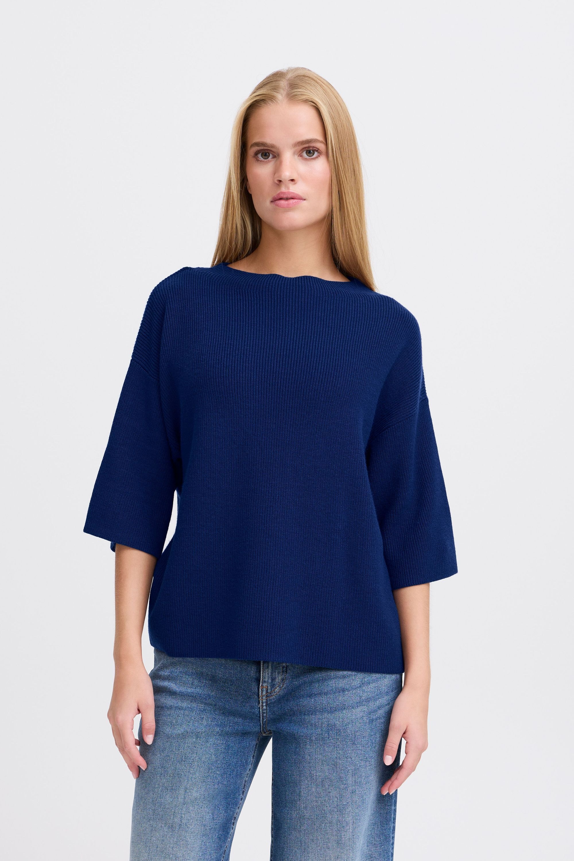 Ichi Strickfleece-Pullover »Strickpullover IHBOSTON MS3«