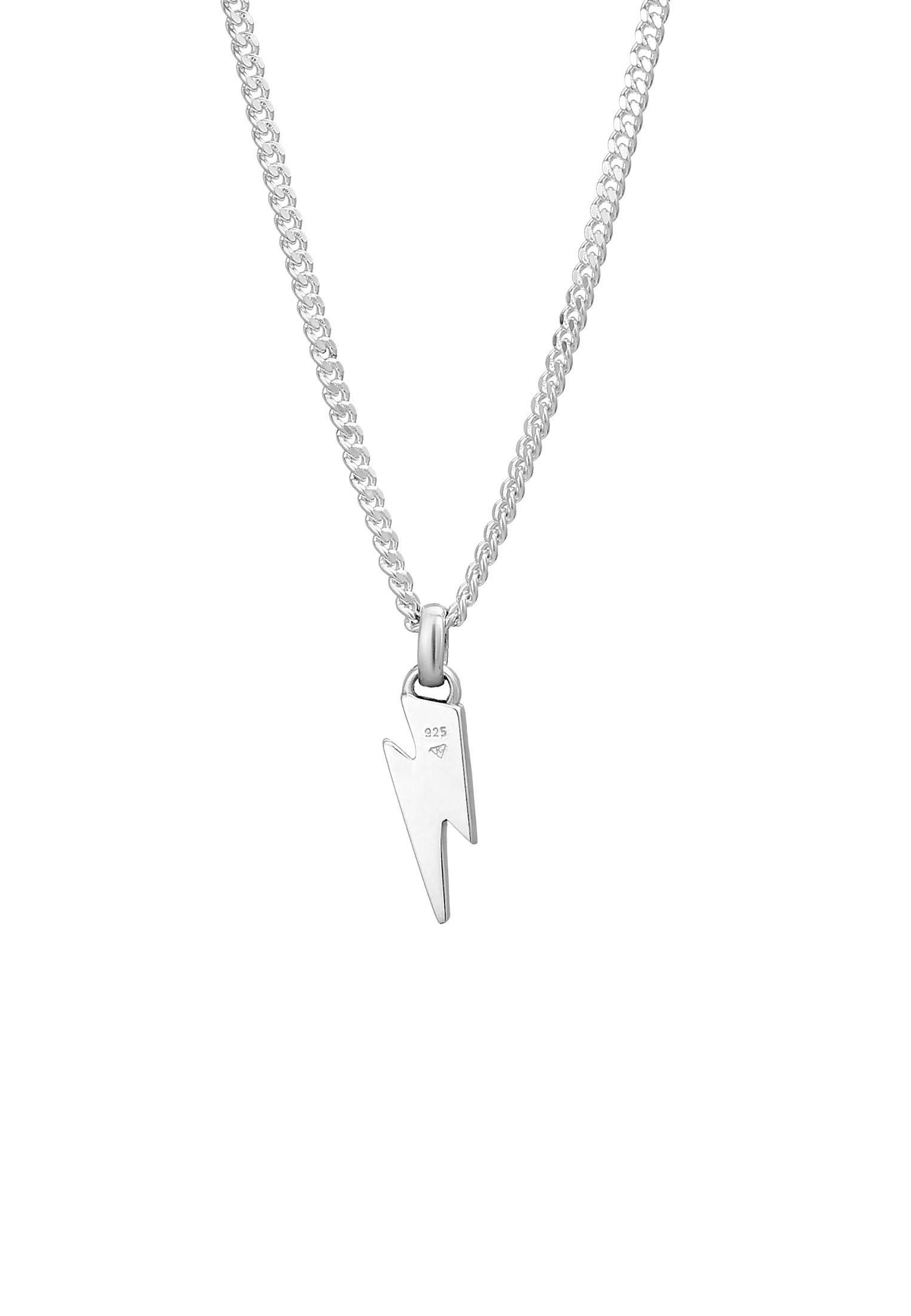 Kuzzoi Silberkette »Halskette Blitz Emaille Look 925 Silber«