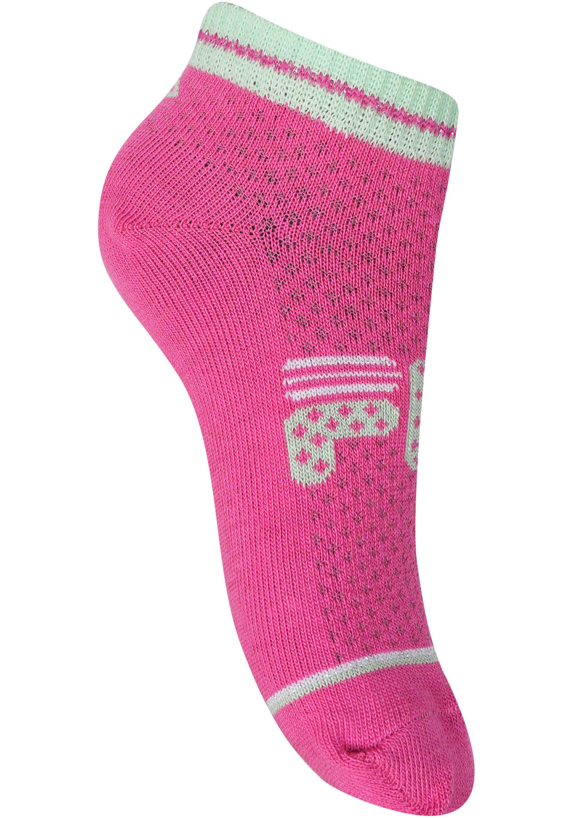 Fila Freizeitsocken »JUNIOR GIRL INVISIBLE SOCKS«, (6 Paar), mit elastischem Bündchen