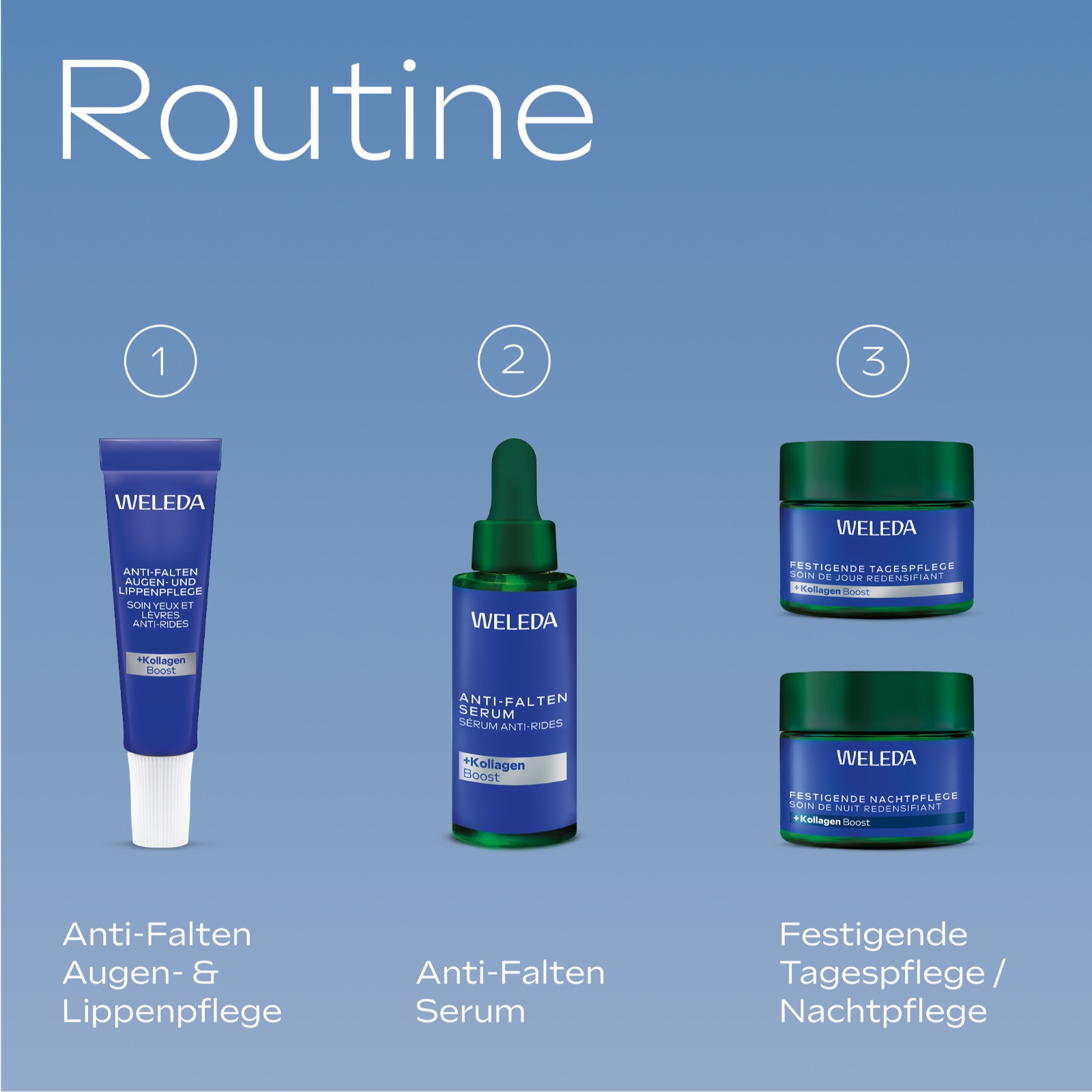 WELEDA Nachtcreme »Weleda Festigende Nachtpflege Blauer Enzian & Edelweiss« mindert tiefe Falten nach 2 Wochen und aktiviert die Zellerneuerung