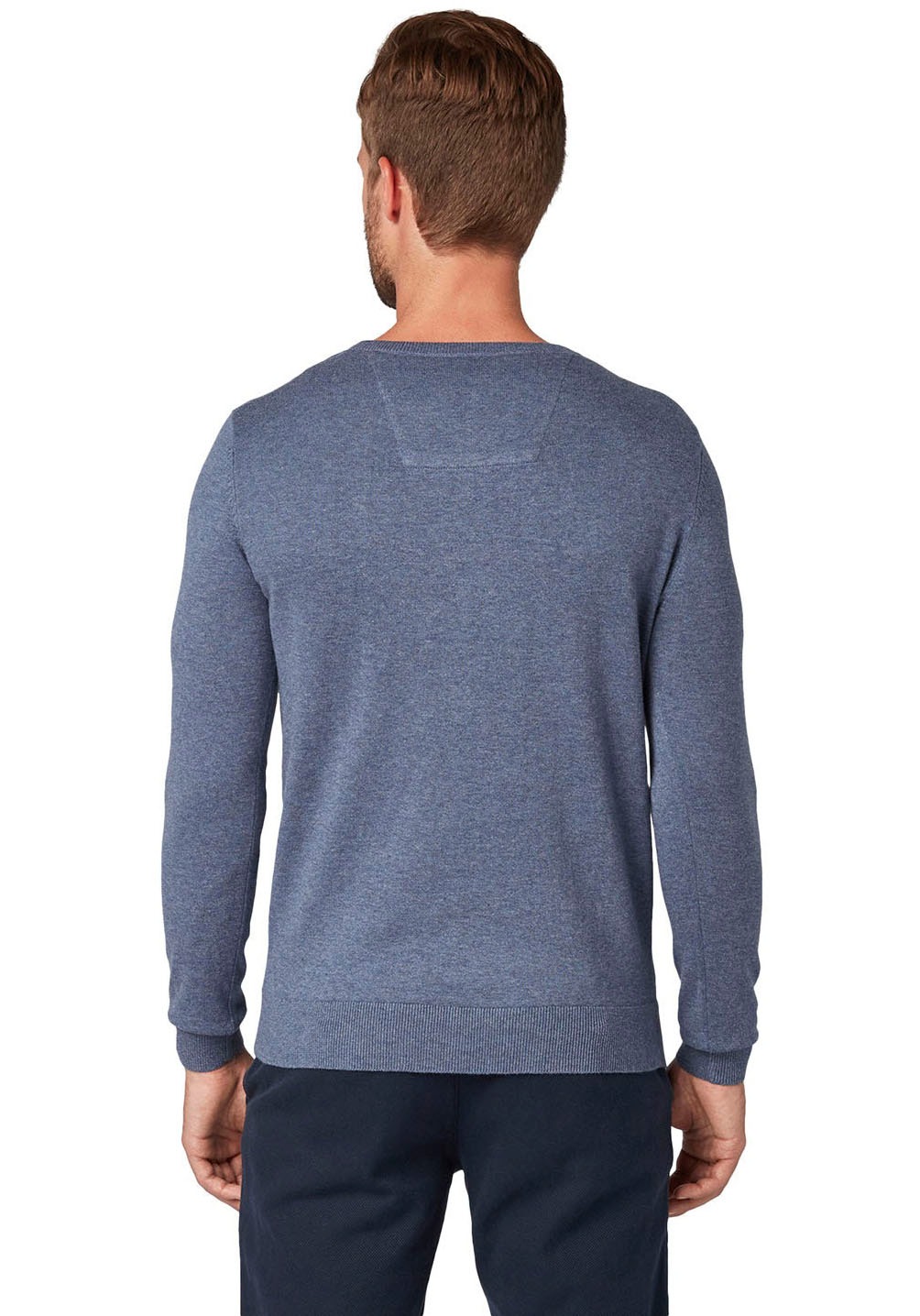 TOM TAILOR Rundhalspullover, meliert