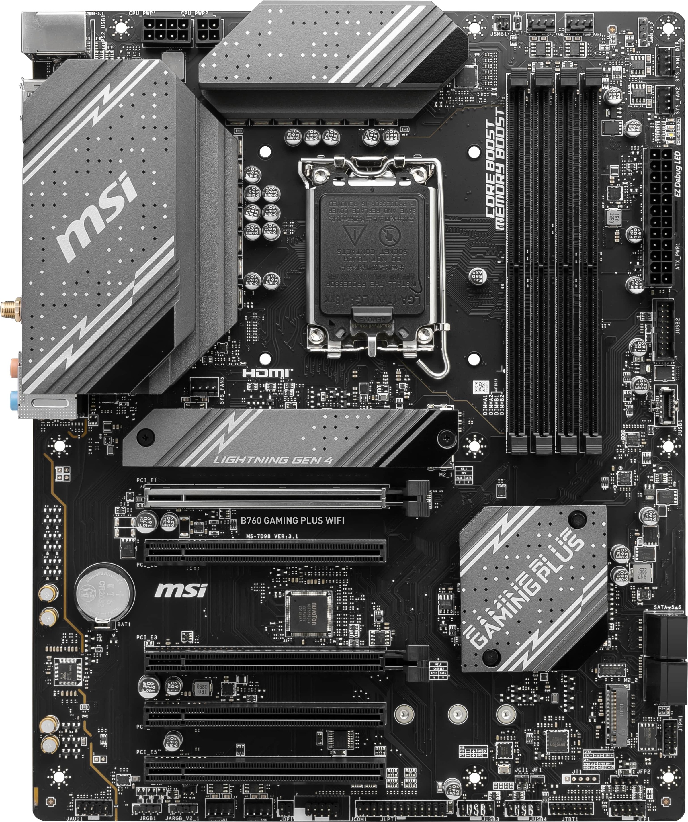 MSI Mainboard »B760 GAMING PLUS WIFI«