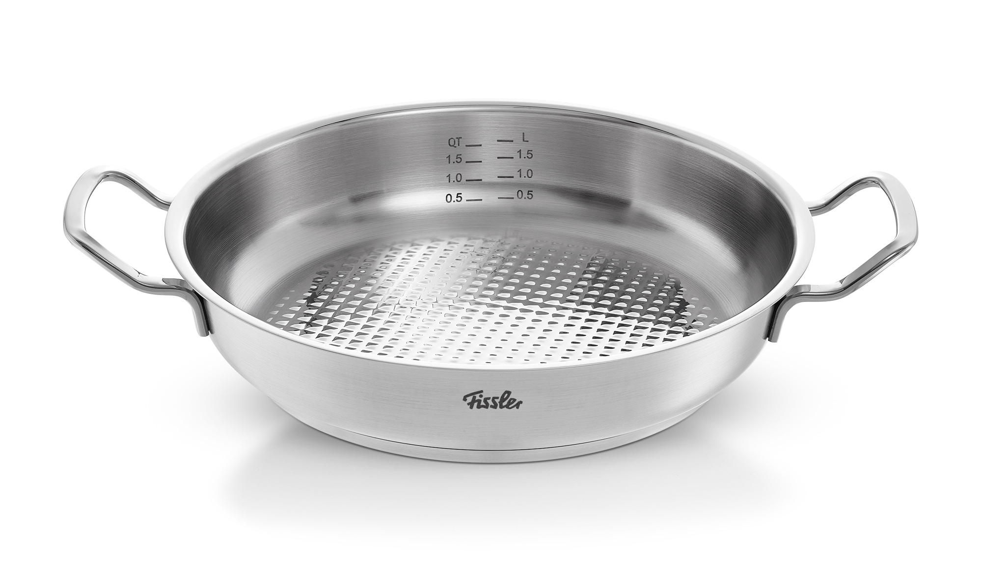Fissler Servierpfanne »ORIGINAL-PROFI COLLECTION®« Edelstahl 18/10 1 Stk. tlg. mit breitem Schüttrand, Kaltmetallgriffen. Made in Germany