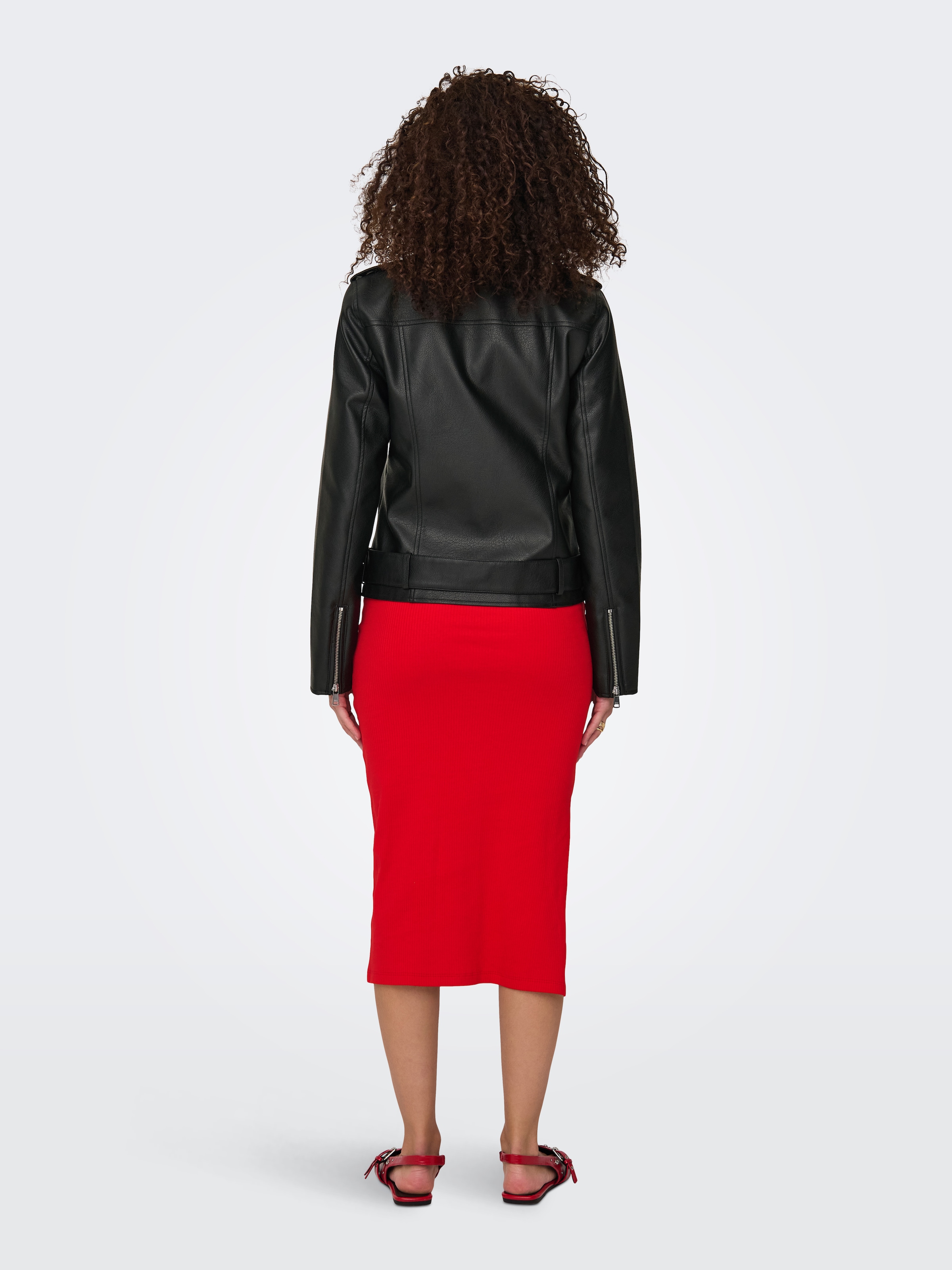 ONLY Lederimitatjacke »ONLMILLE FAUX LEATHER BIKER JACKET OTW«