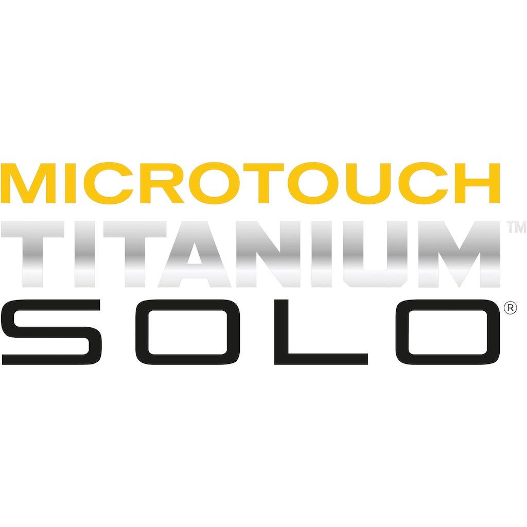 MediaShop Multifunktionstrimmer »MicroTouch Titanium Solo«, 3 Aufsätze