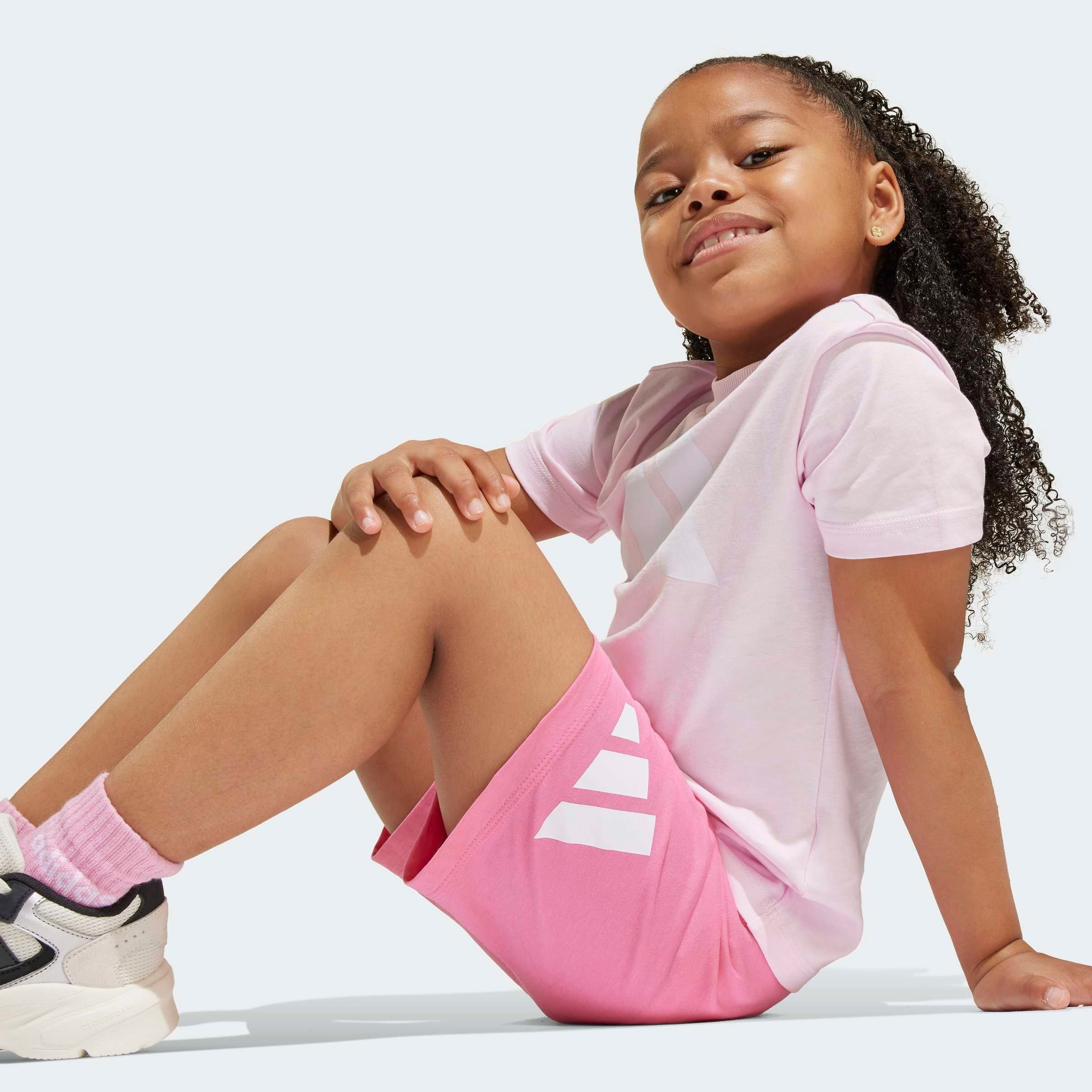 adidas Sportswear Trainingsanzug »LK BL T-SET 160« 2 Stk. für Kinder, zweiteilig, aus Baumwolle