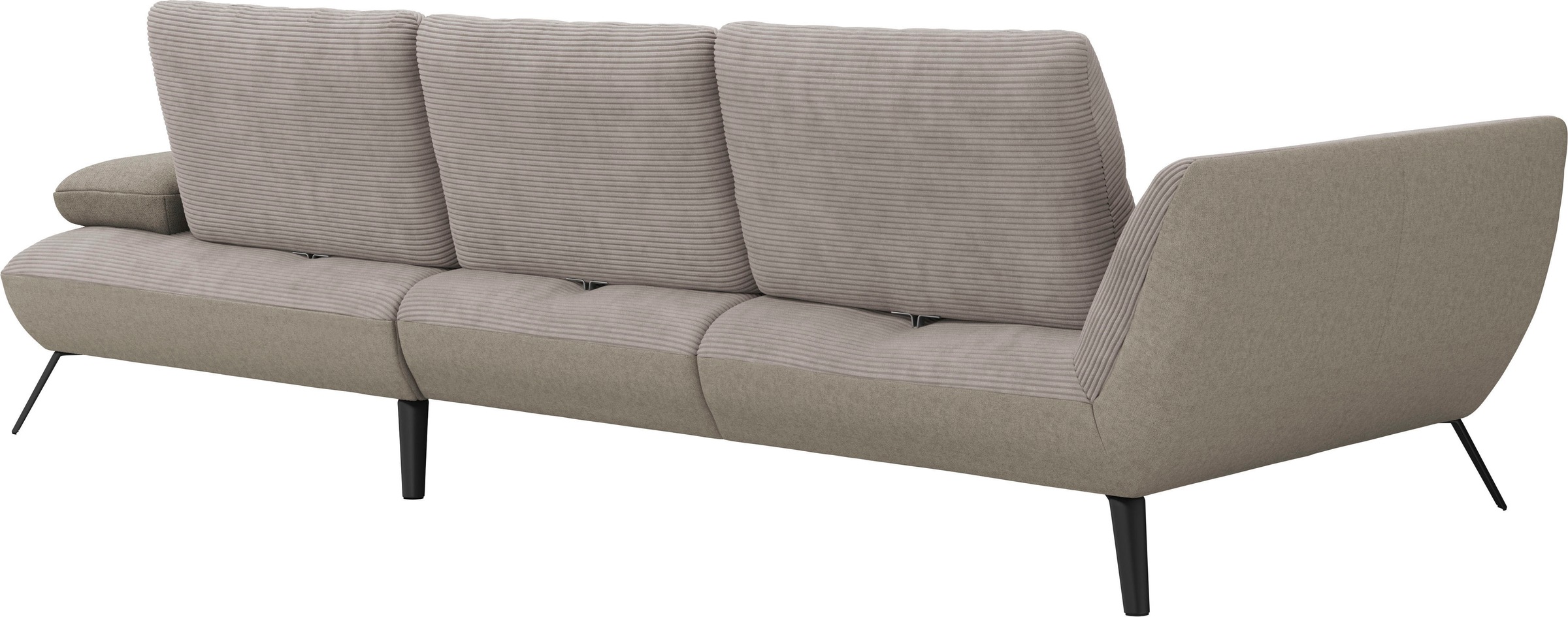 Places of Style Ecksofa »Mikado L-Form«, inkl. Sitztiefenverstellung und Armteilverstellung